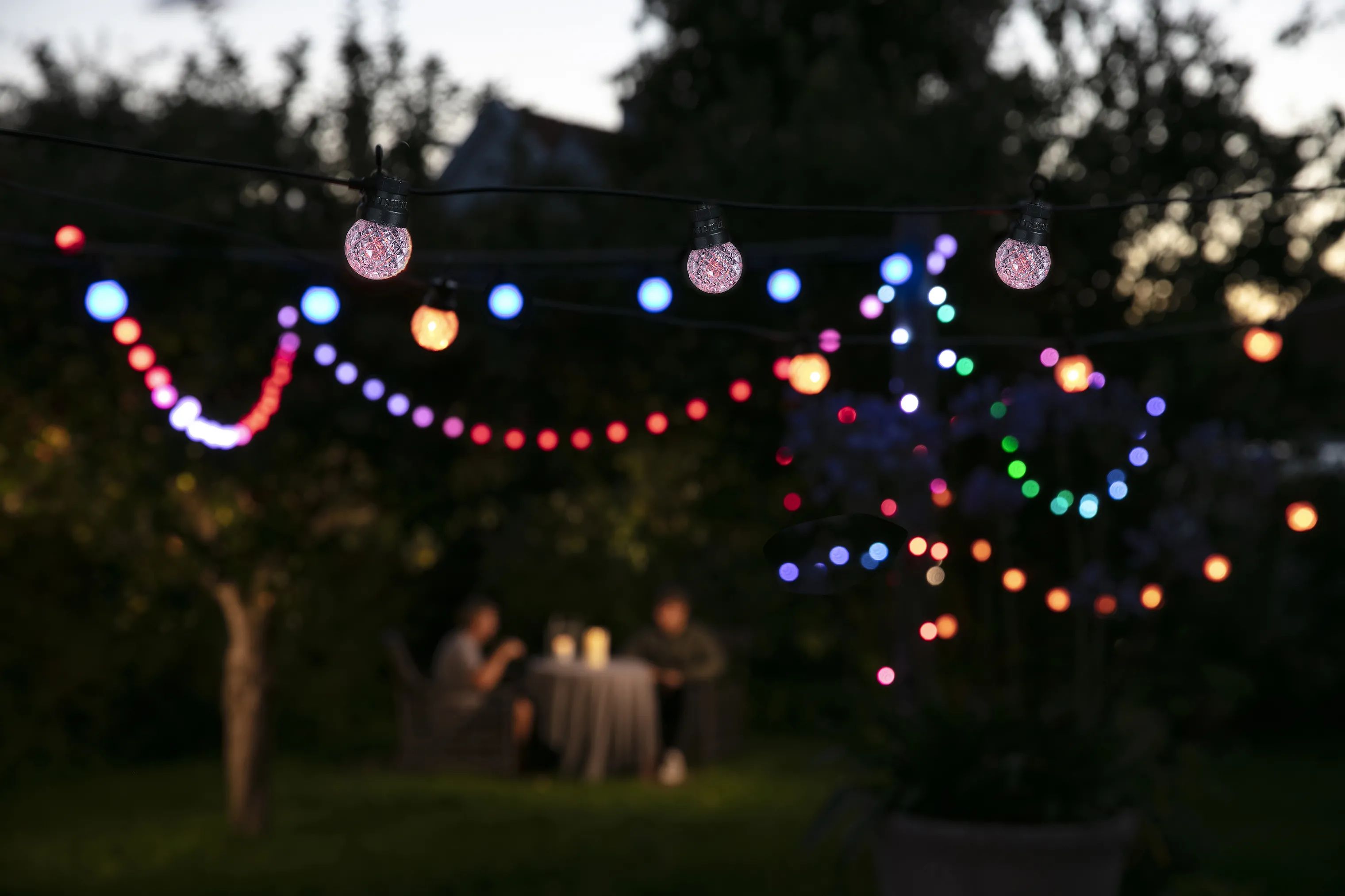 Lite Bulb Moments Lyskæder LED Strip Light Smart LED Lyskæde - Globe Facets i sort, 2