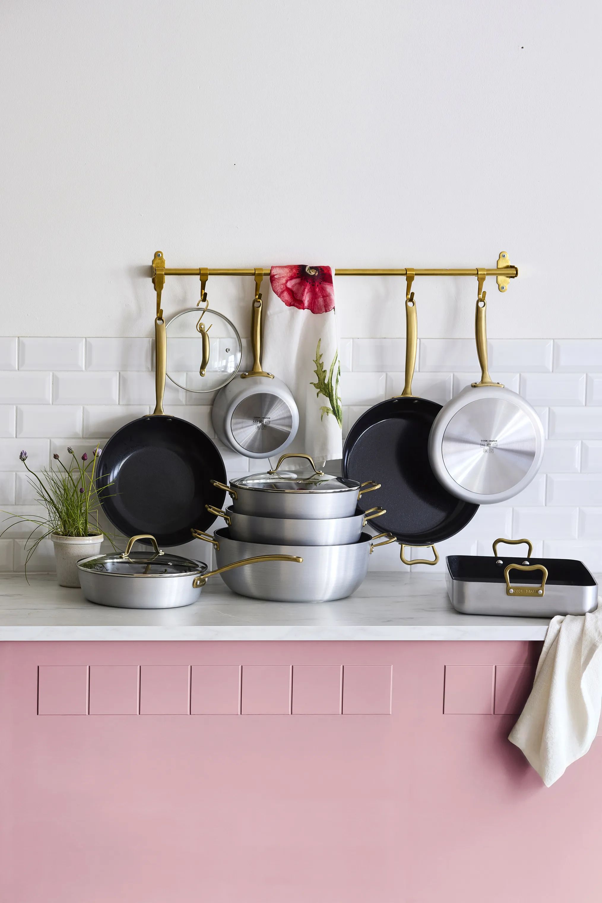 Cook & Baker Gryder Premium Gryde med låg i Grå, 4