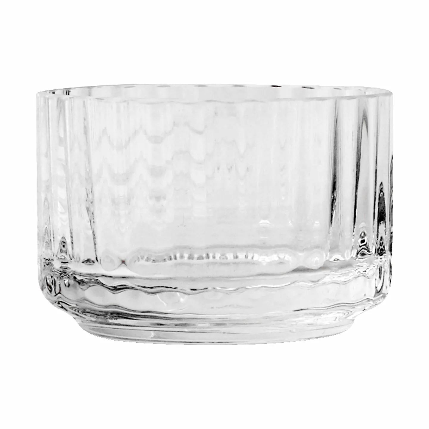 Lyngby Porcelæn Fyrfadsstage Fyrfadsstage i Klar, 5,5 cm, 1