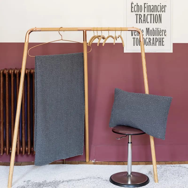 Vivaraise Plaider Tana Plaid i Ash, 2