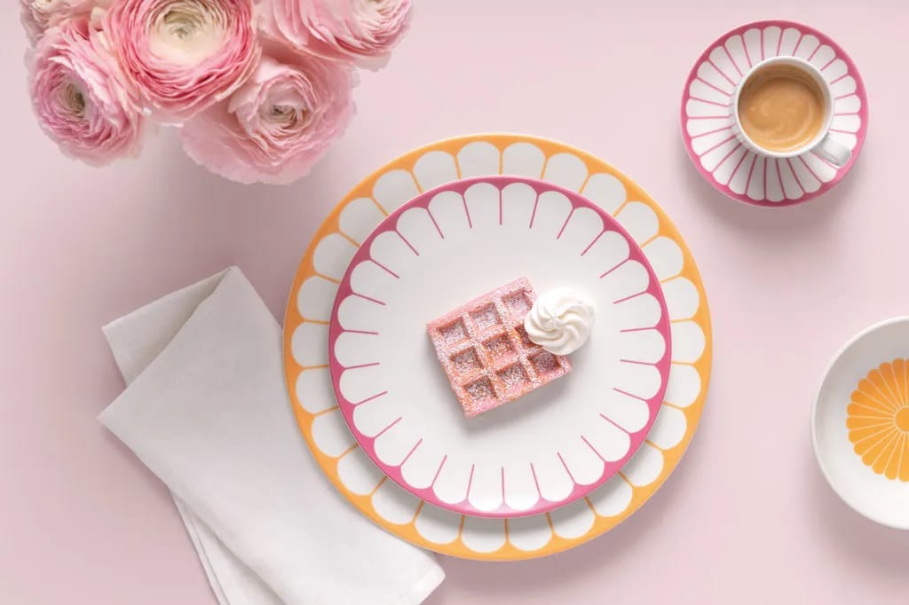 Villeroy & Boch Middagstallerkener Fleur Cassis Tallerken i 21,2 cm, 3