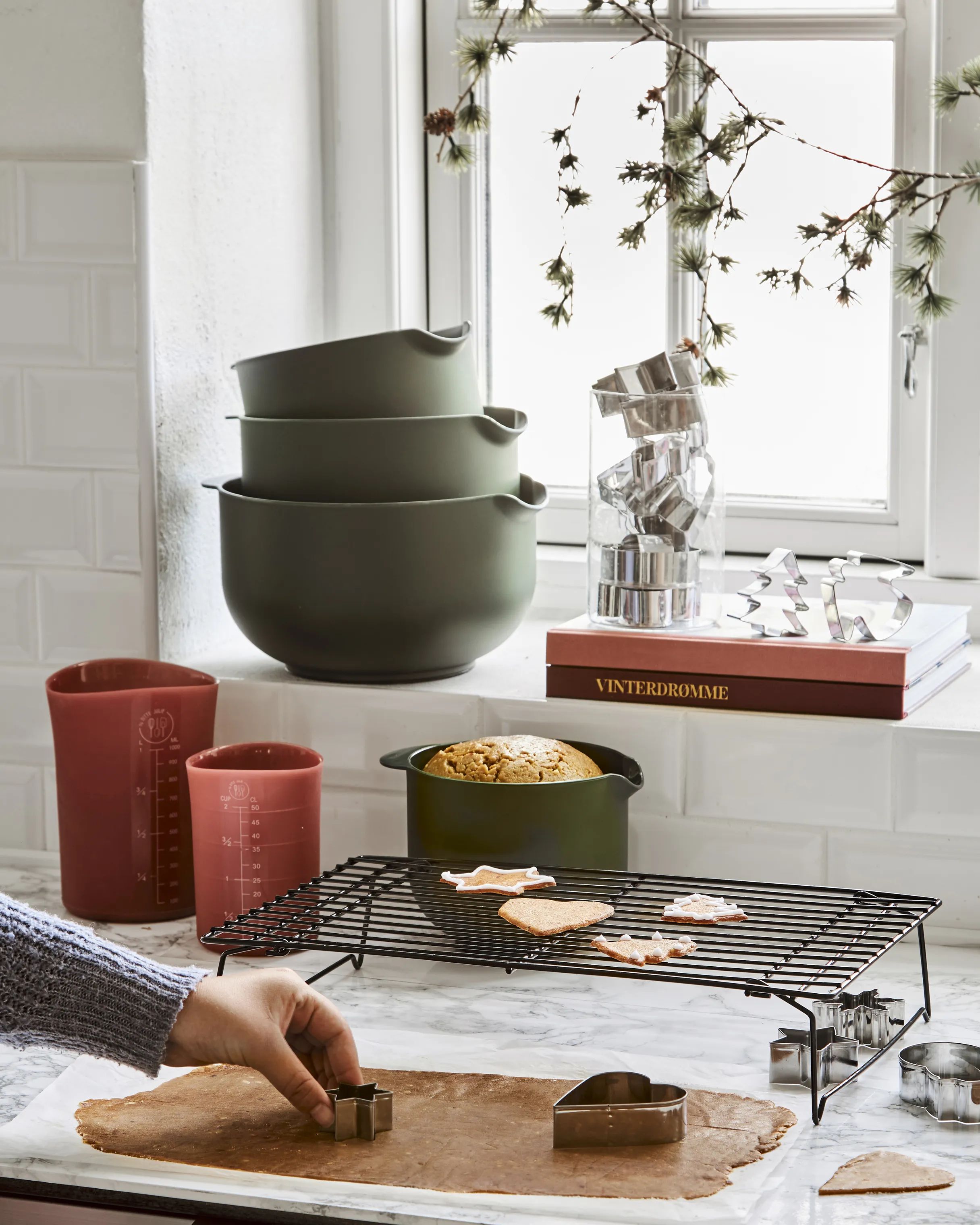 Cook & Baker Øvrige bageforme Kølerist i Sort, 3