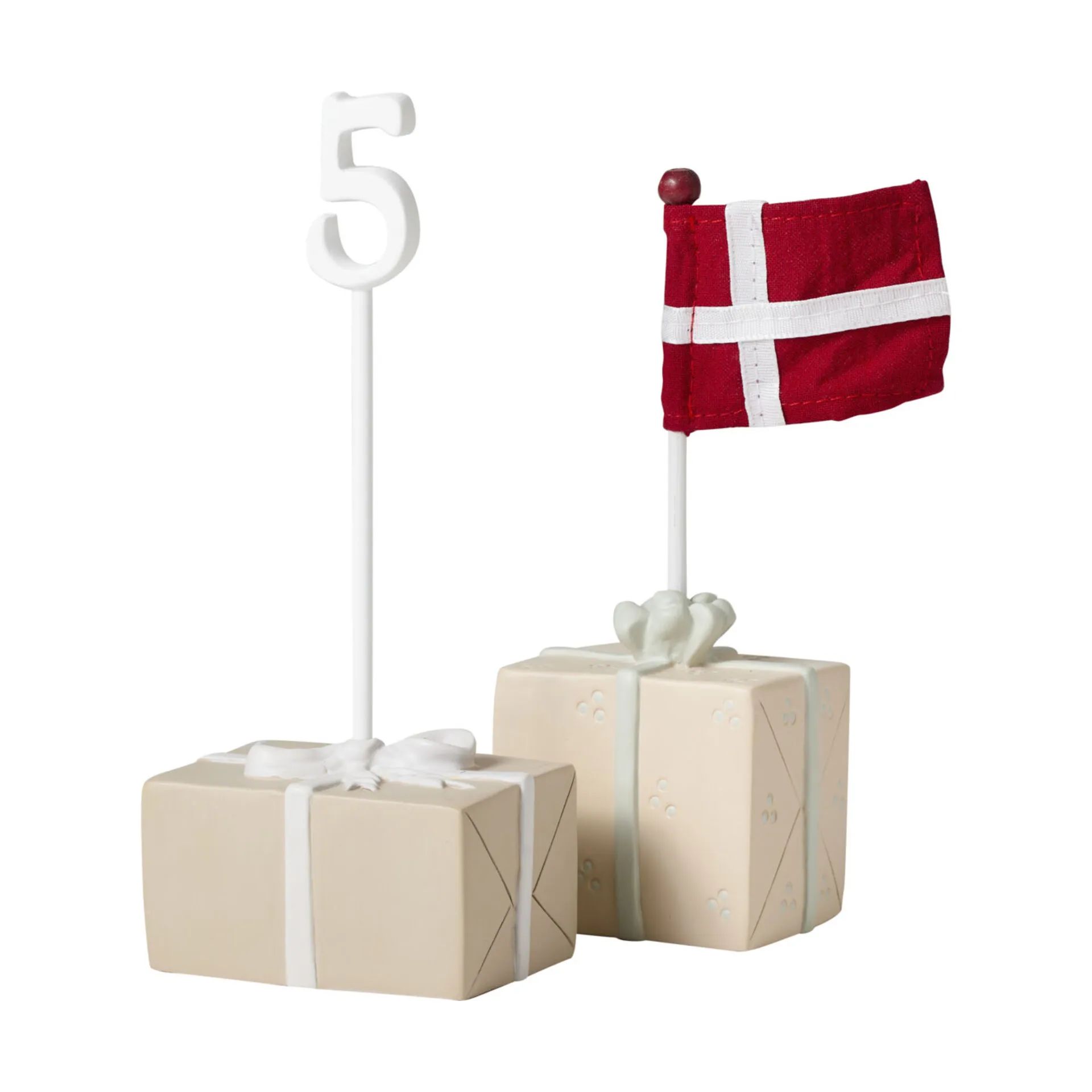 Klarborg Øvrige figurer Gavesæt - En Glædelig Dag i beige, 5