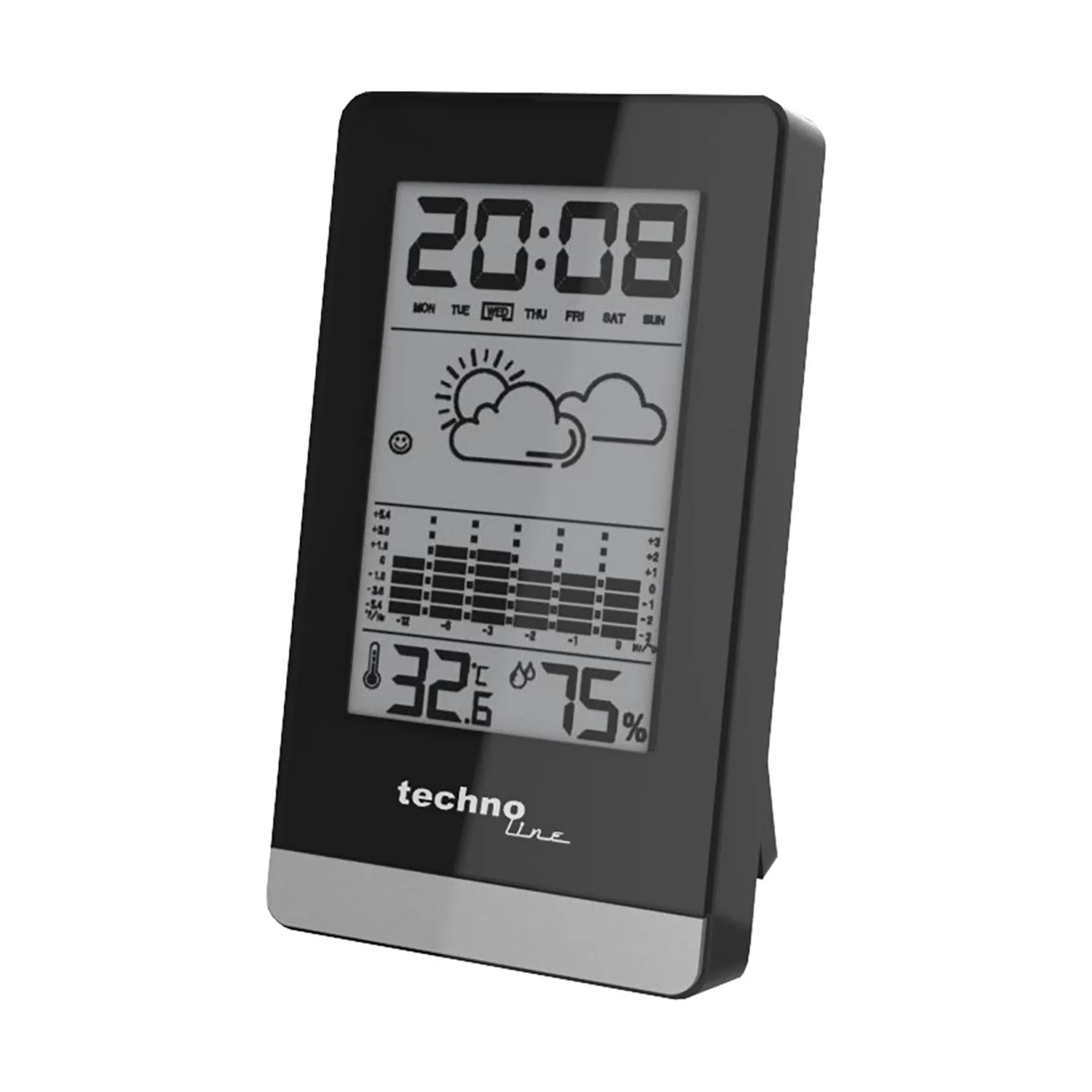 Technoline Vejrstationer Vejrstation i Sort, 1