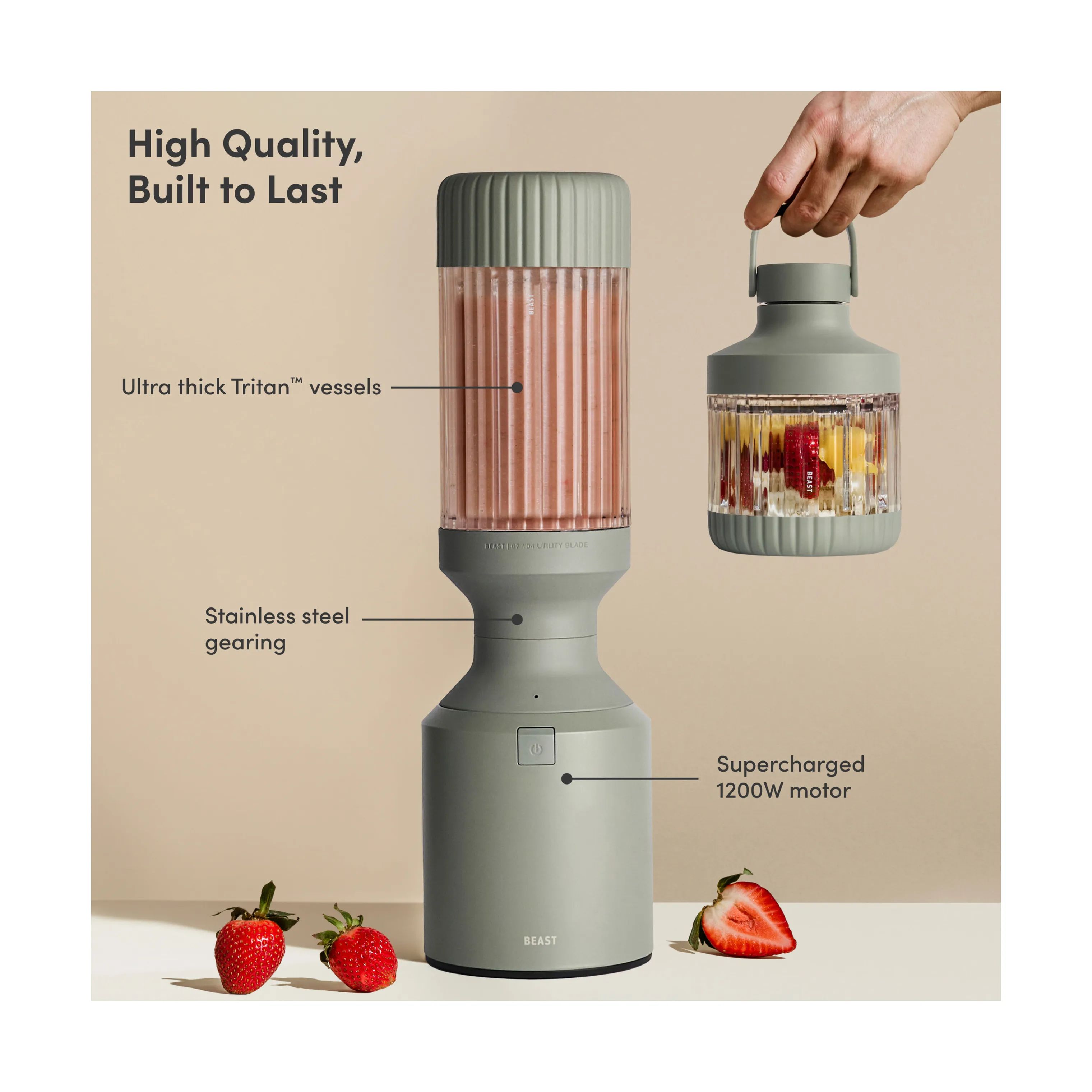 Beast Smoothieblendere Mega Plus Blender i Sage, 3