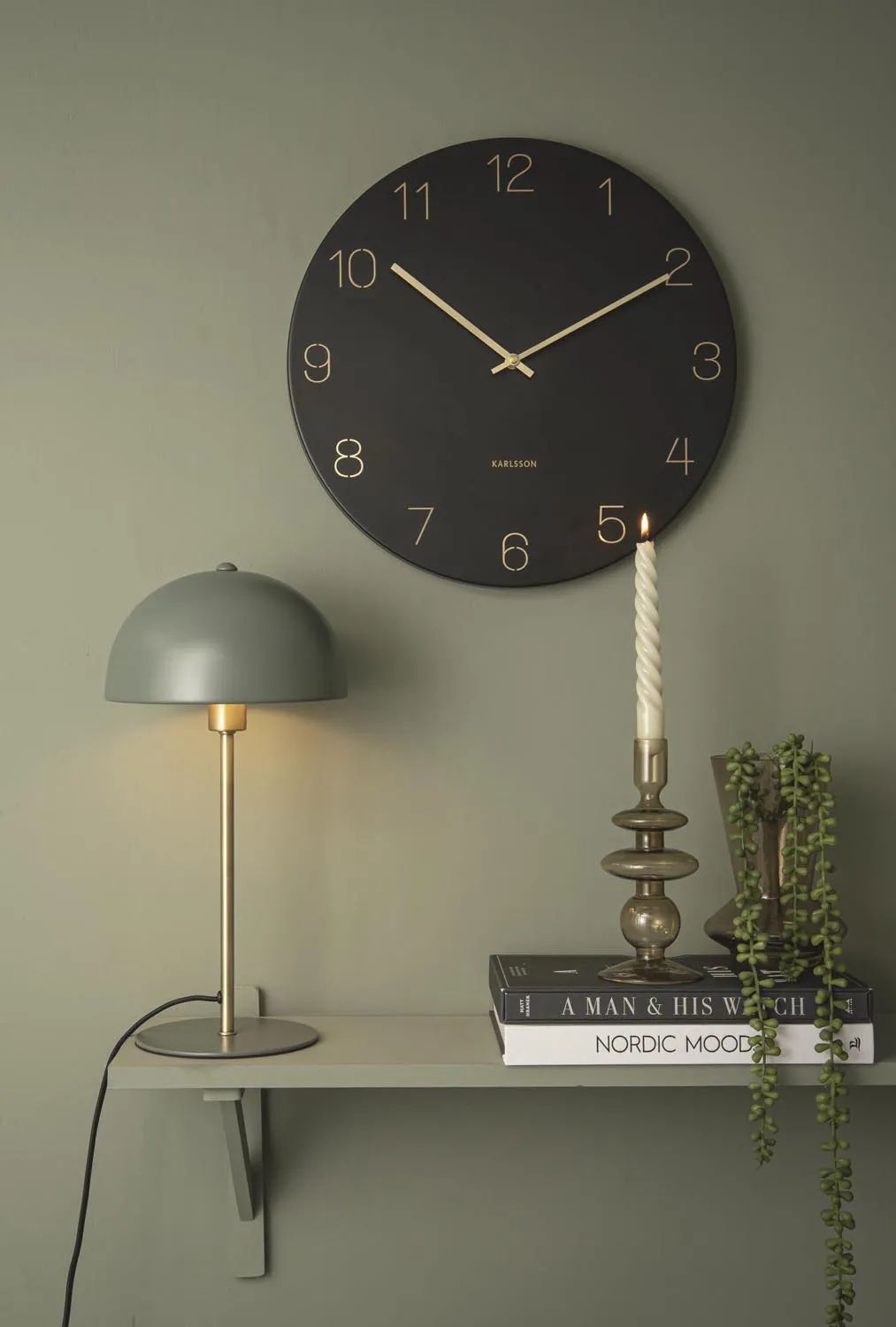 Leitmotiv Bordlamper Bonnet Bordlampe i Grøn, 2
