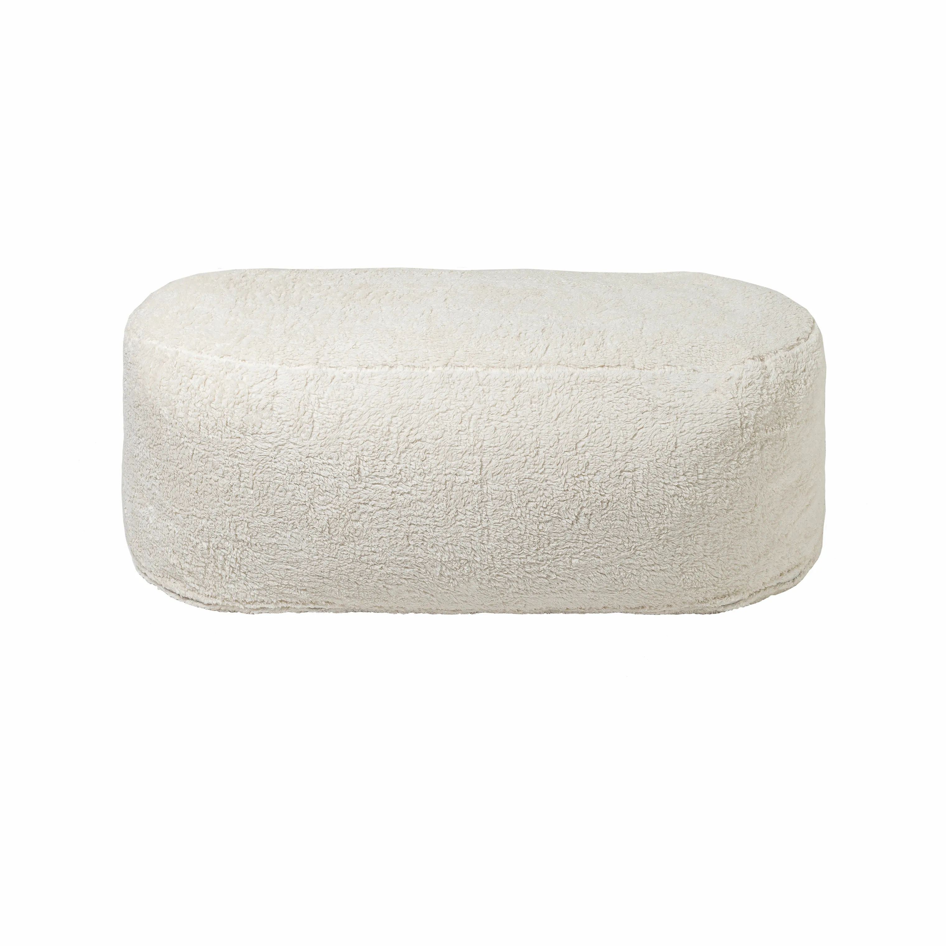 TRIMM Copenhagen Puffer Teddy Oblong Puf i Natur, 1