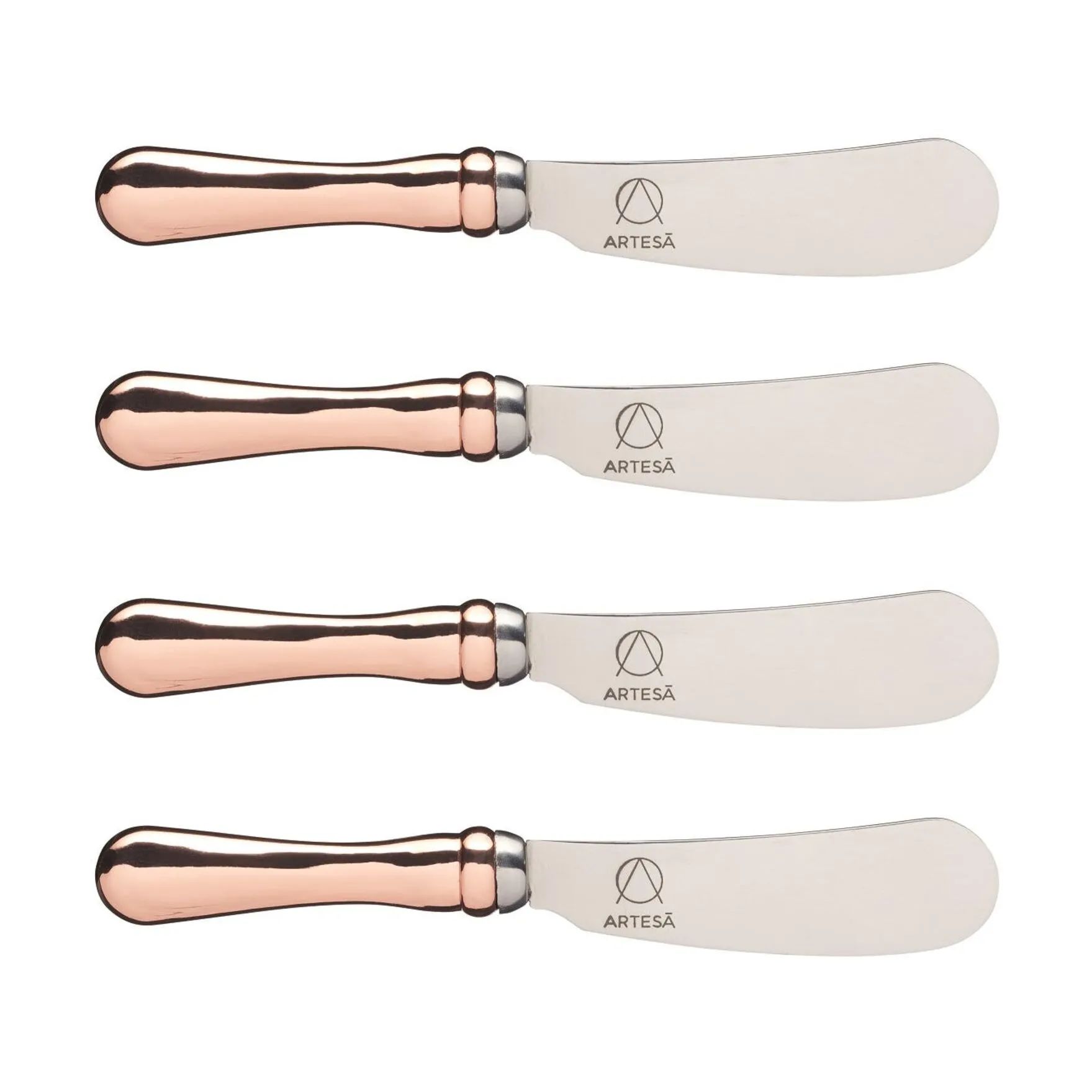 Artesá Smøreknive Smørknivssæt - 4 stk. i Kobberfarvet, 1