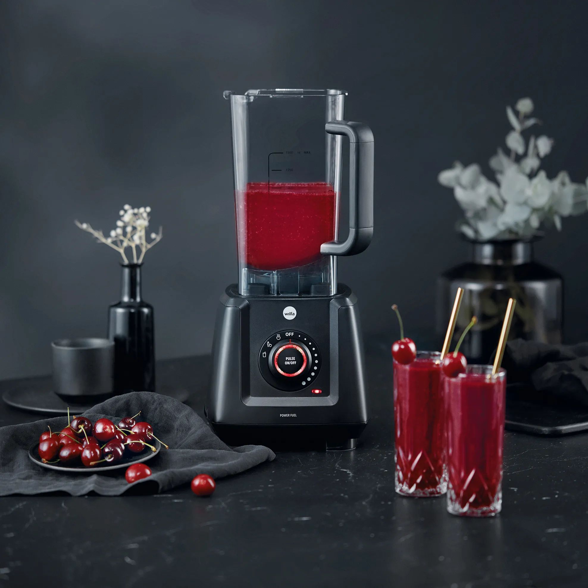 Wilfa Blendere Powerfuel Powerblender i Mat sort, 2