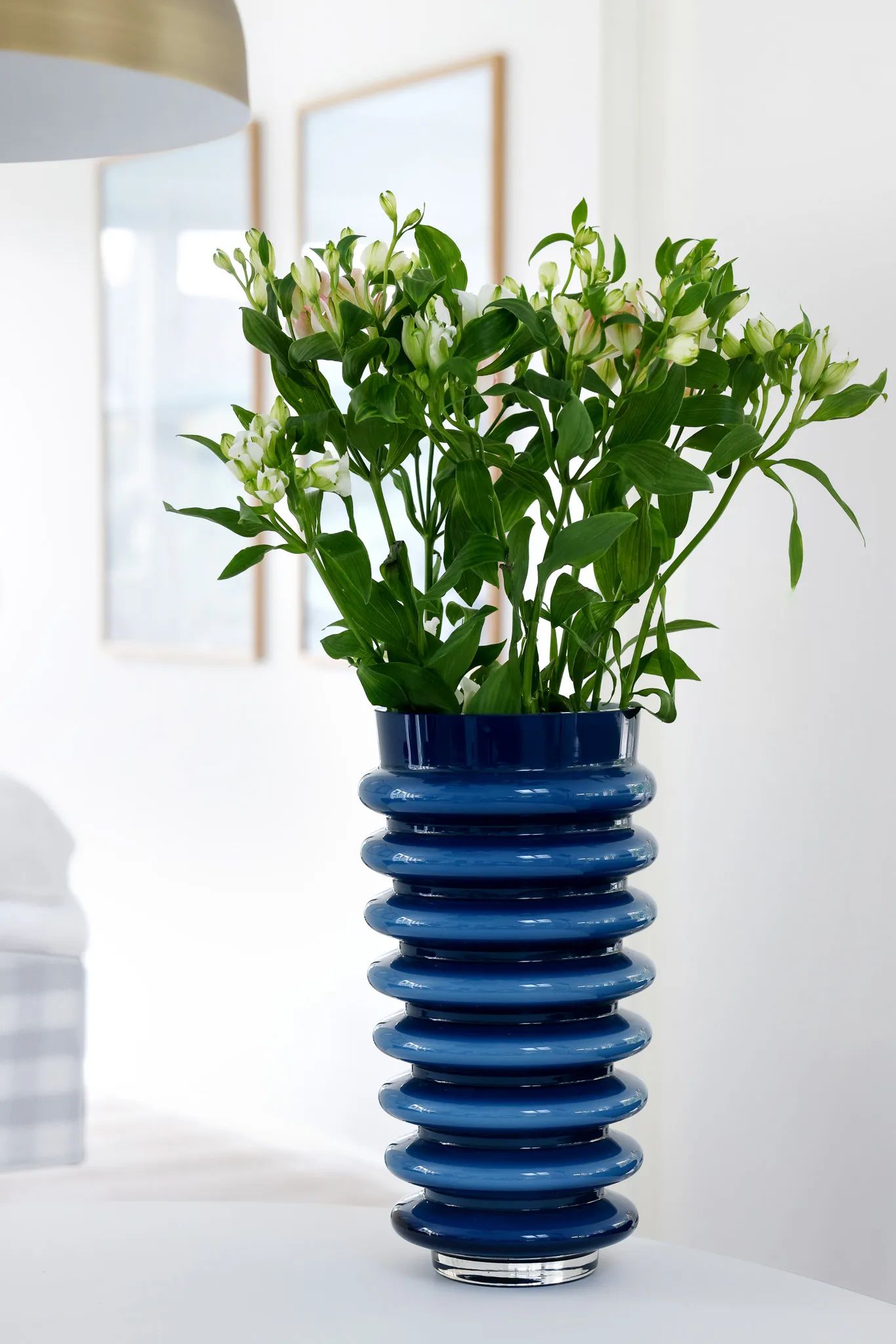 CASA Living Vaser Vase i Blå/opal, 2