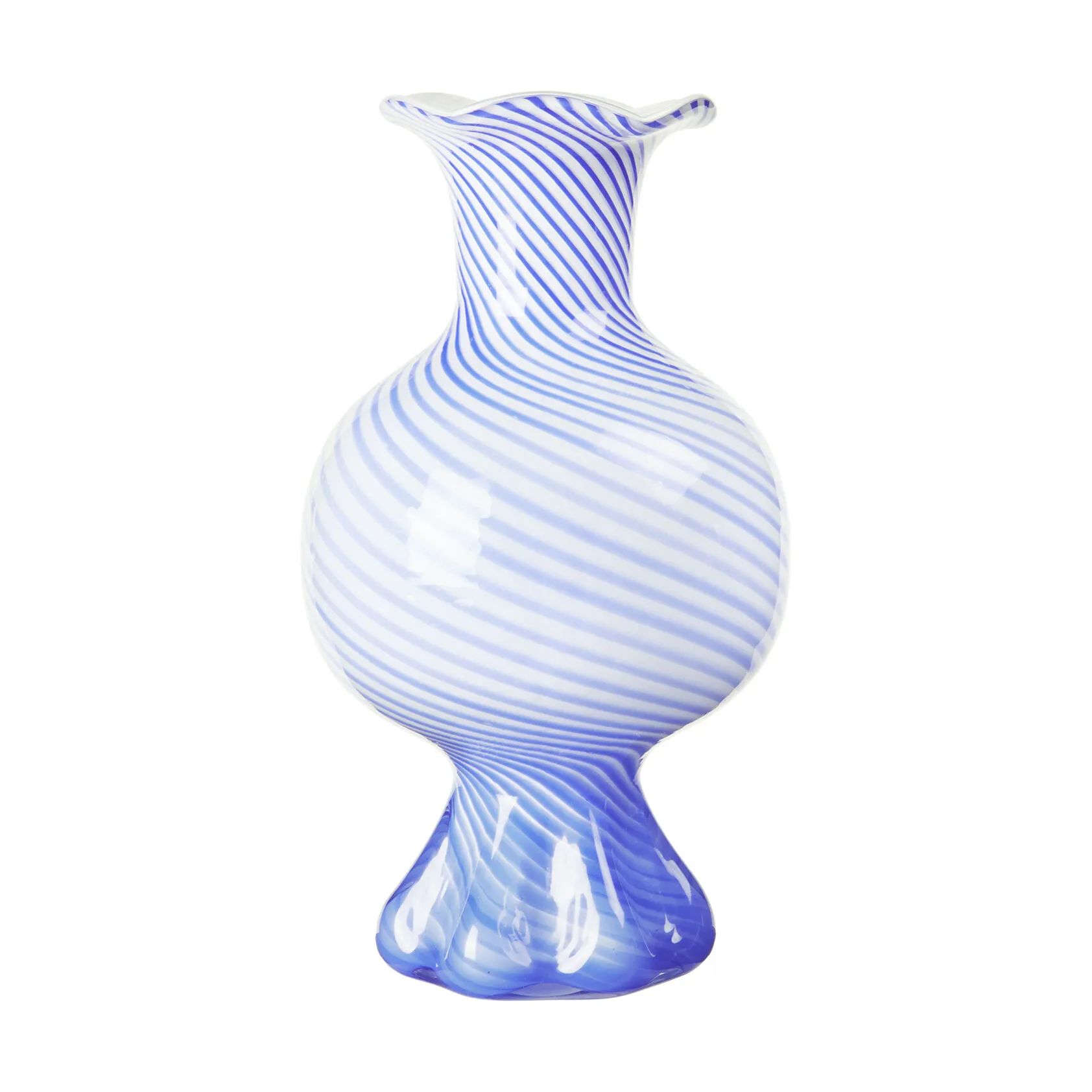 Broste Copenhagen Vaser Mella Vase i Intense Blue, 1