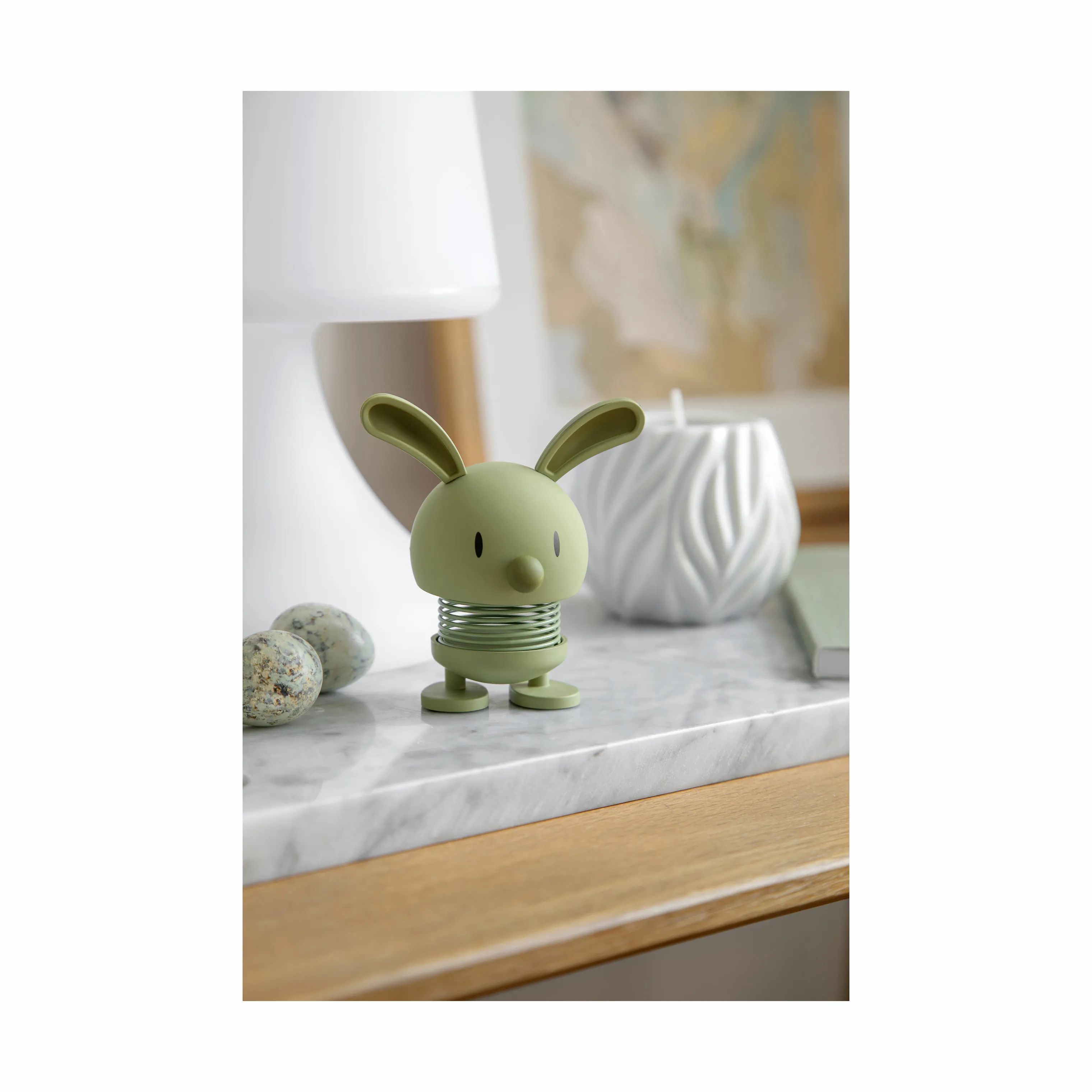 Hoptimist Dyrefigurer Animals - Soft Bunny i Olive, 2