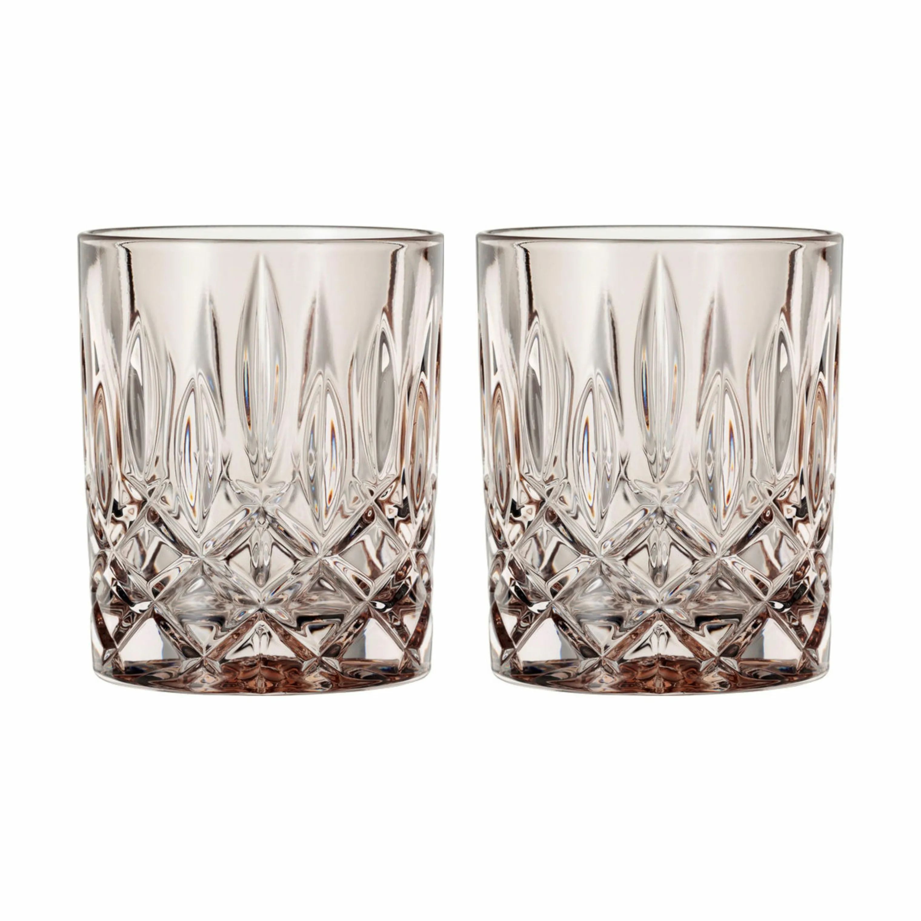 Nachtmann Lowball glas Noblesse Whiskyglas - 2 stk. i Taupe, 1