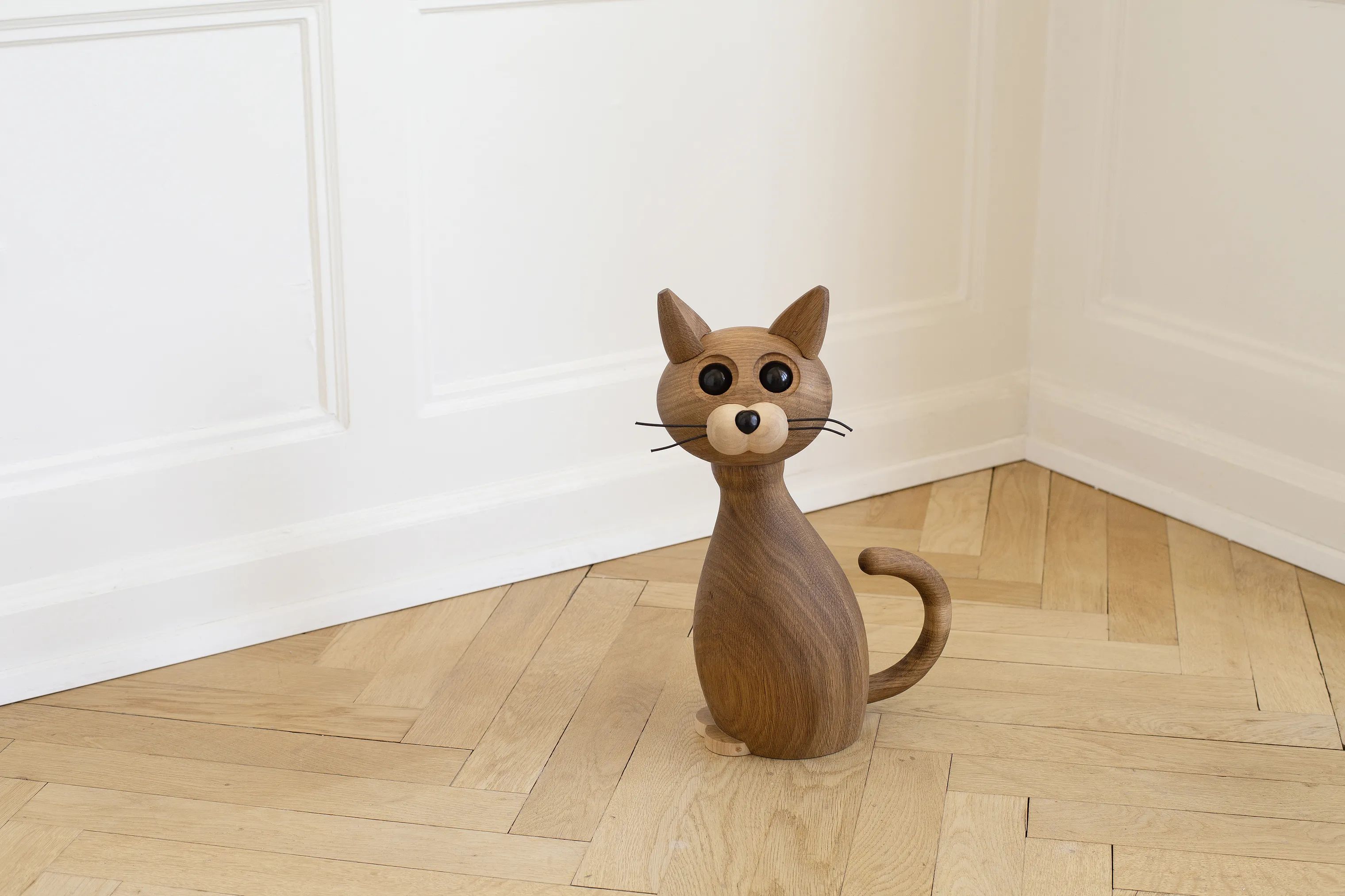 Spring Copenhagen Dyrefigurer Kat Big Lucky i 37,5 cm, 2