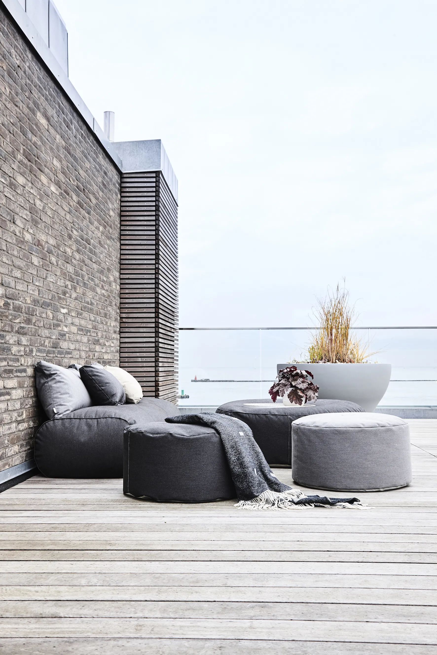 TRIMM Copenhagen Liggestole Mini Rocket Rocket Daybed i Graphite, 180 cm, 2