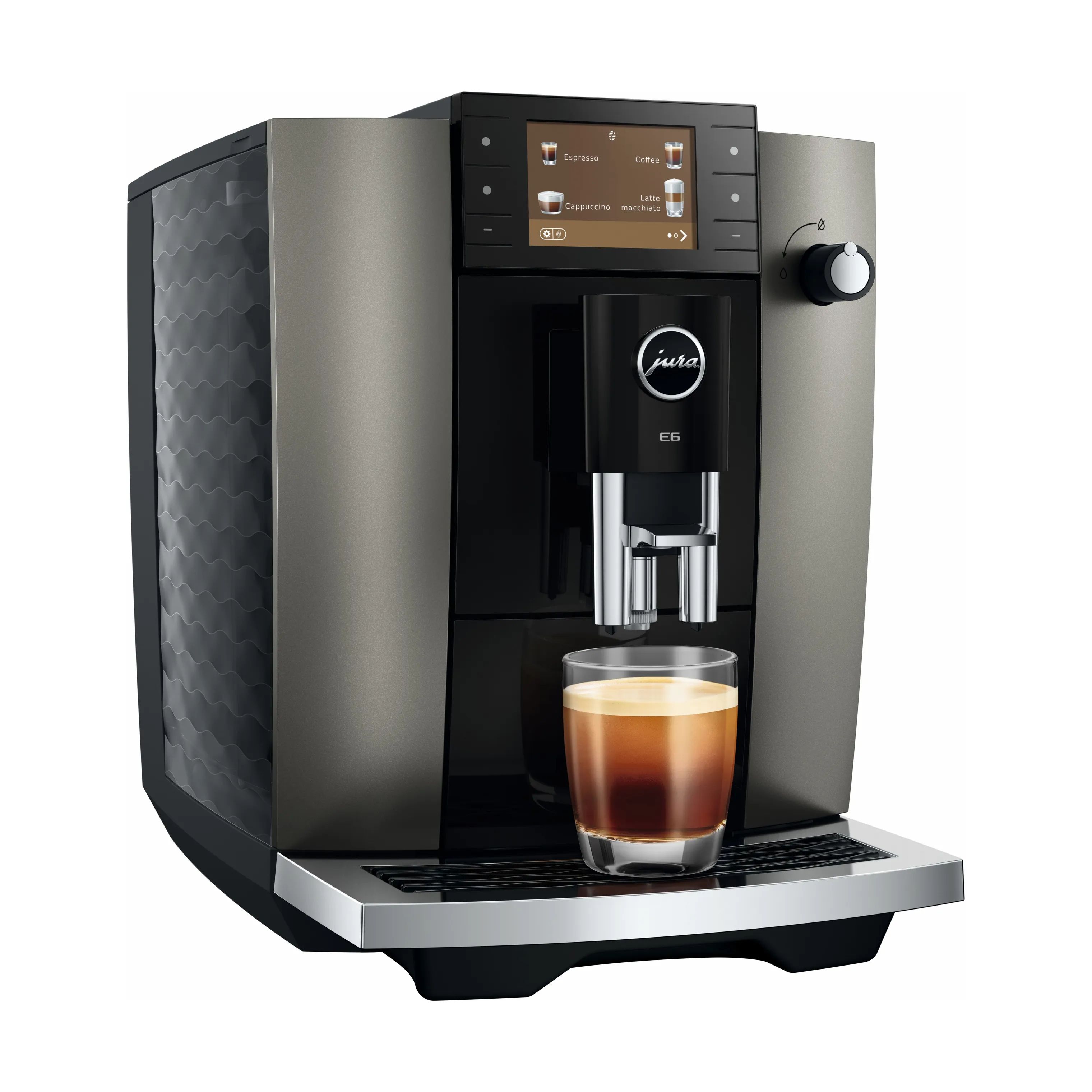 JURA Kaffemaskiner E6 (EB) E6 (ED) Kaffemaskine i Dark Inox, 3