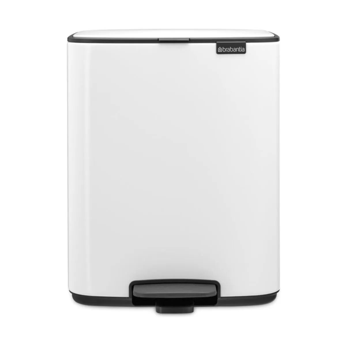 Brabantia Pedalspande Bo Pedalspand i Hvid, 12 L, 1