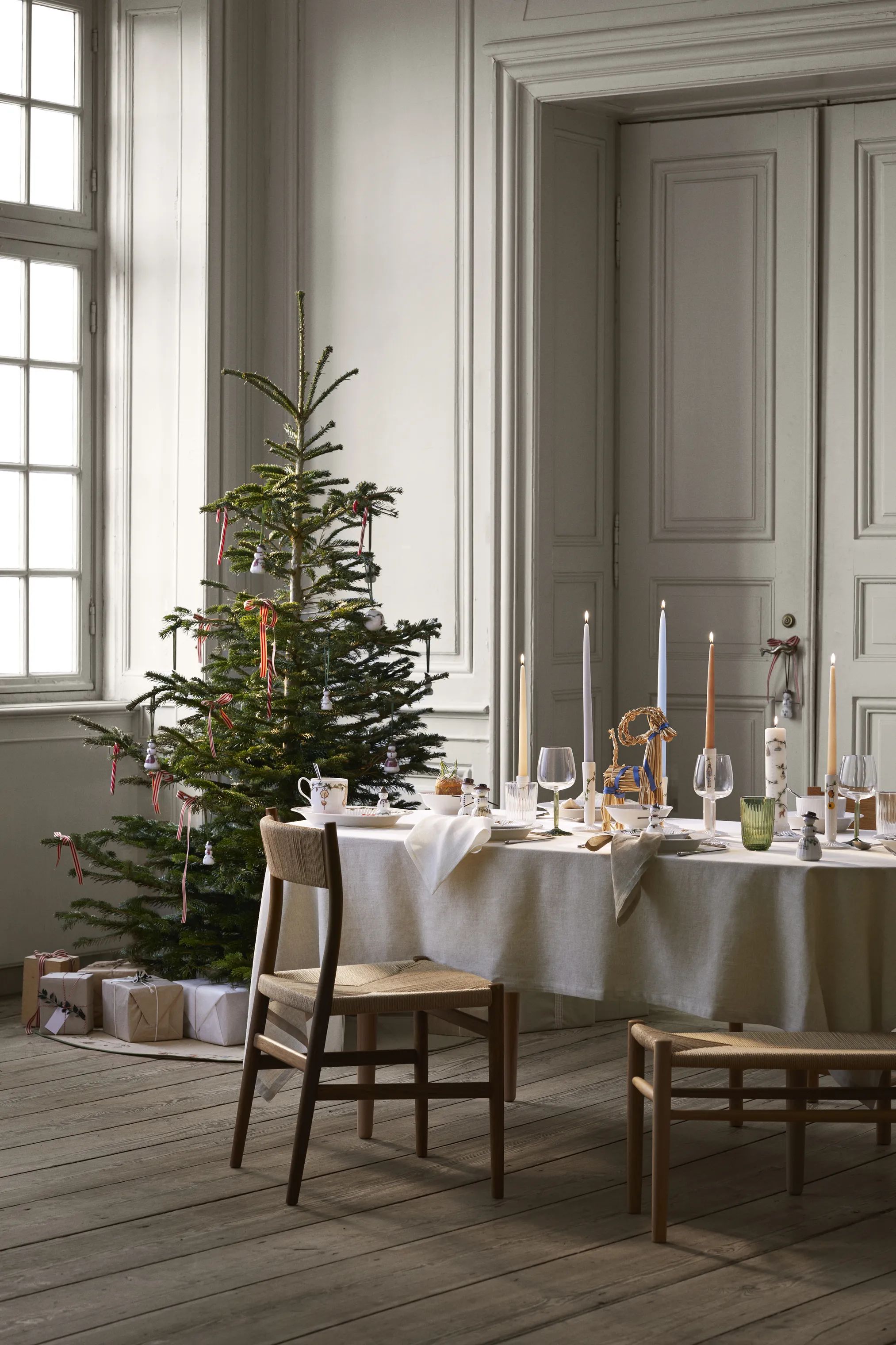 Kähler Juleophæng Hammershøi Jul Hammershøi hængende Snedreng i Hvid m. deko, 3