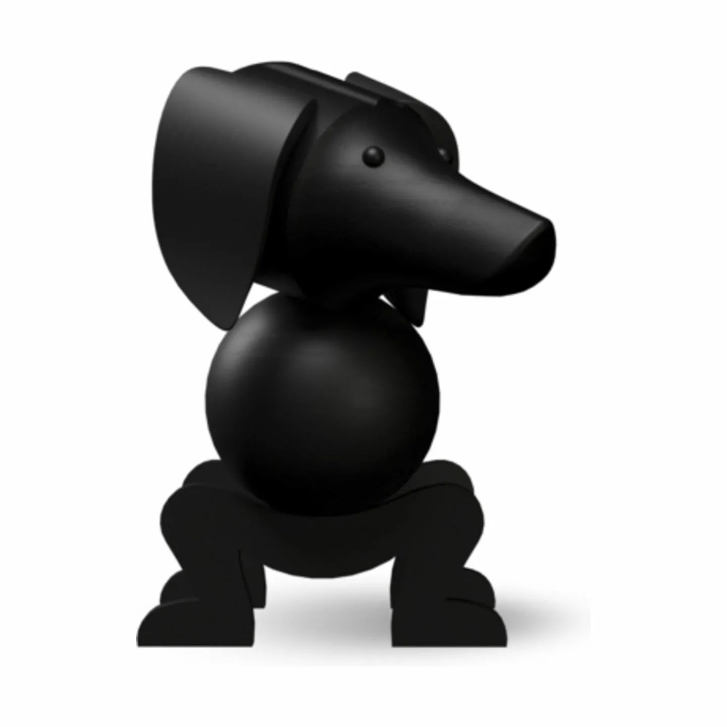 Kay Bojesen Dyrefigurer Gravhund i Mørk bejdset eg, 195 cm, 4