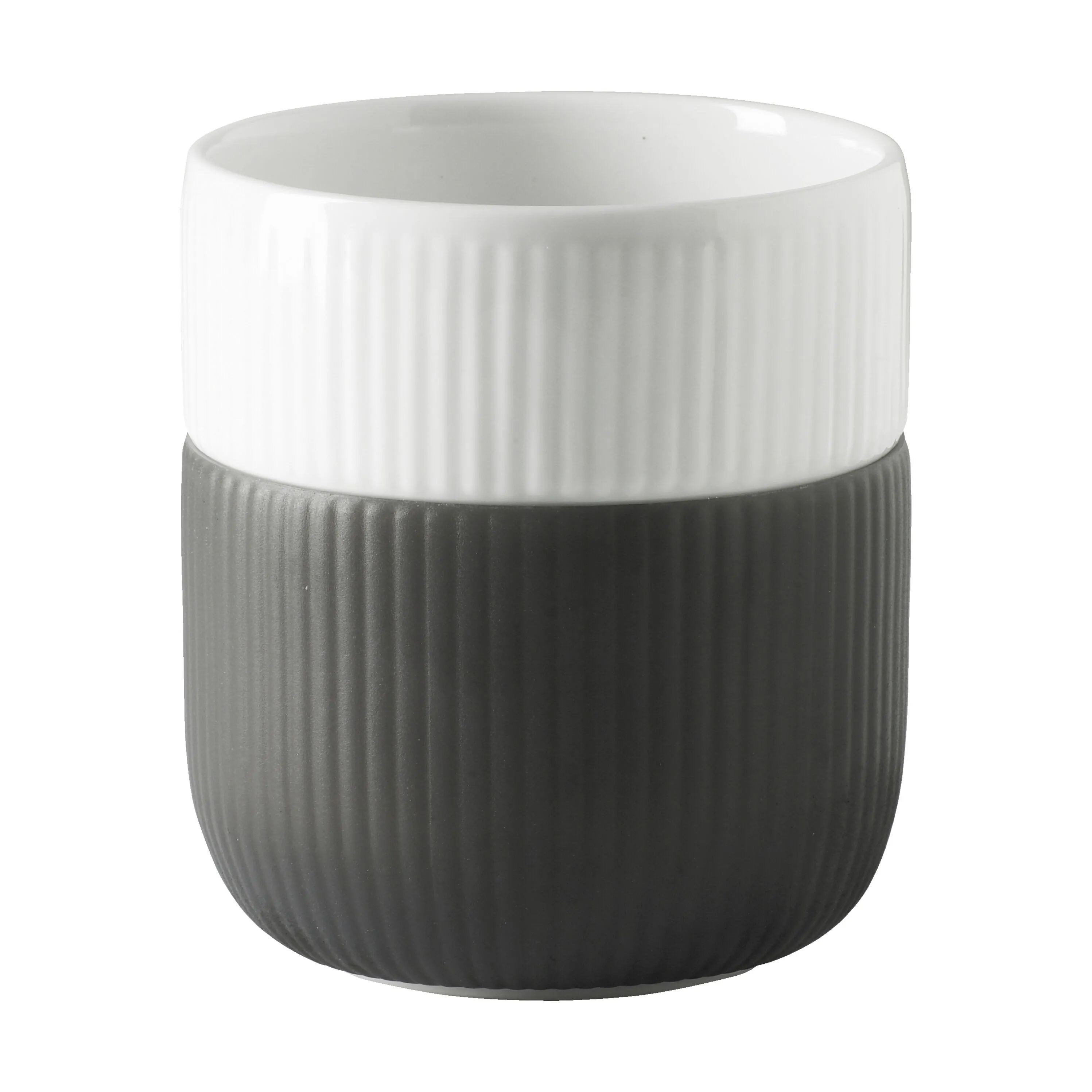 Royal Copenhagen Krus og kopper uden hank Contrast Krus i Antracit, 1