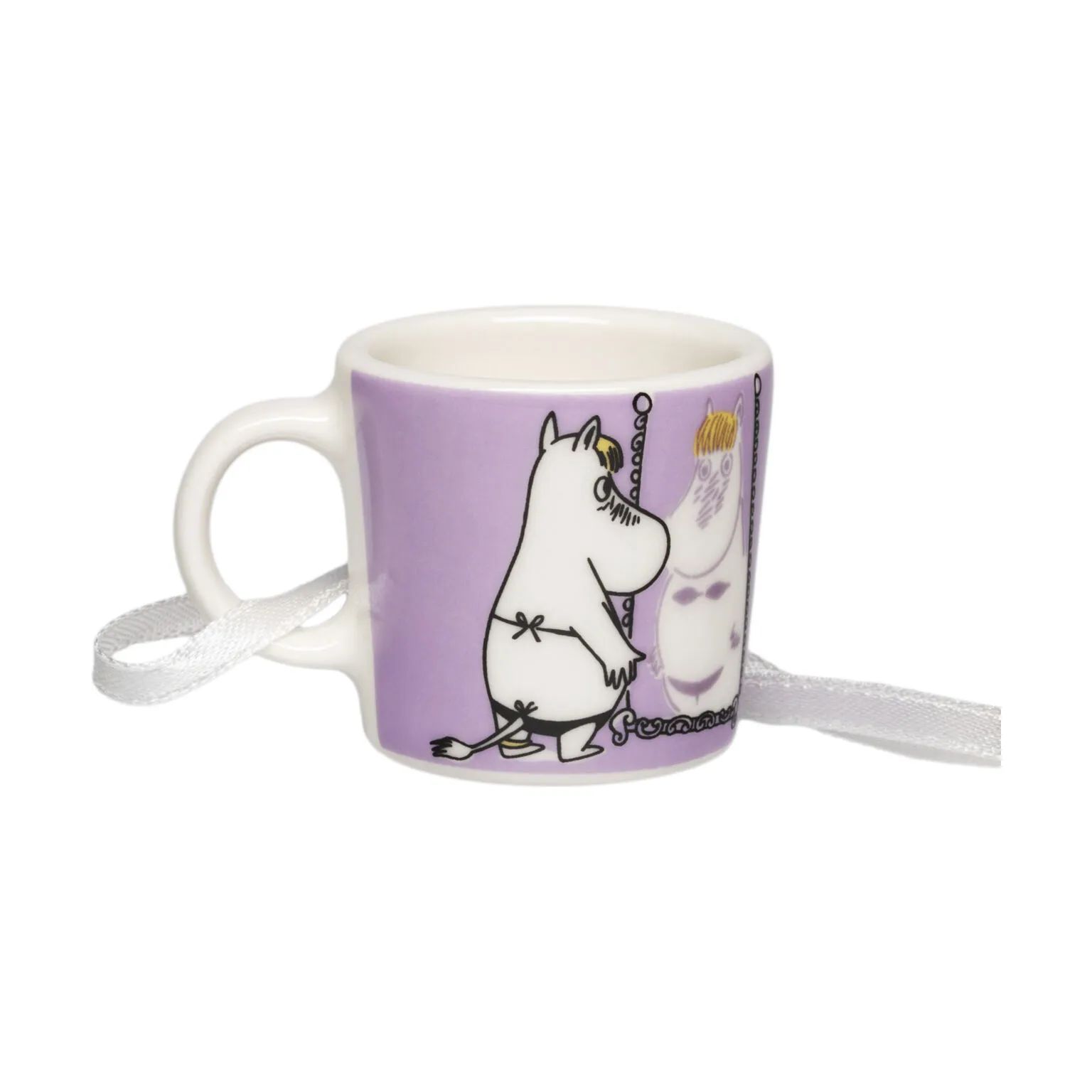 Moomin Arabia Krus og kopper med hank Love Minikrus - Snorkfrøken i Snorkfrøken/lilla, 4