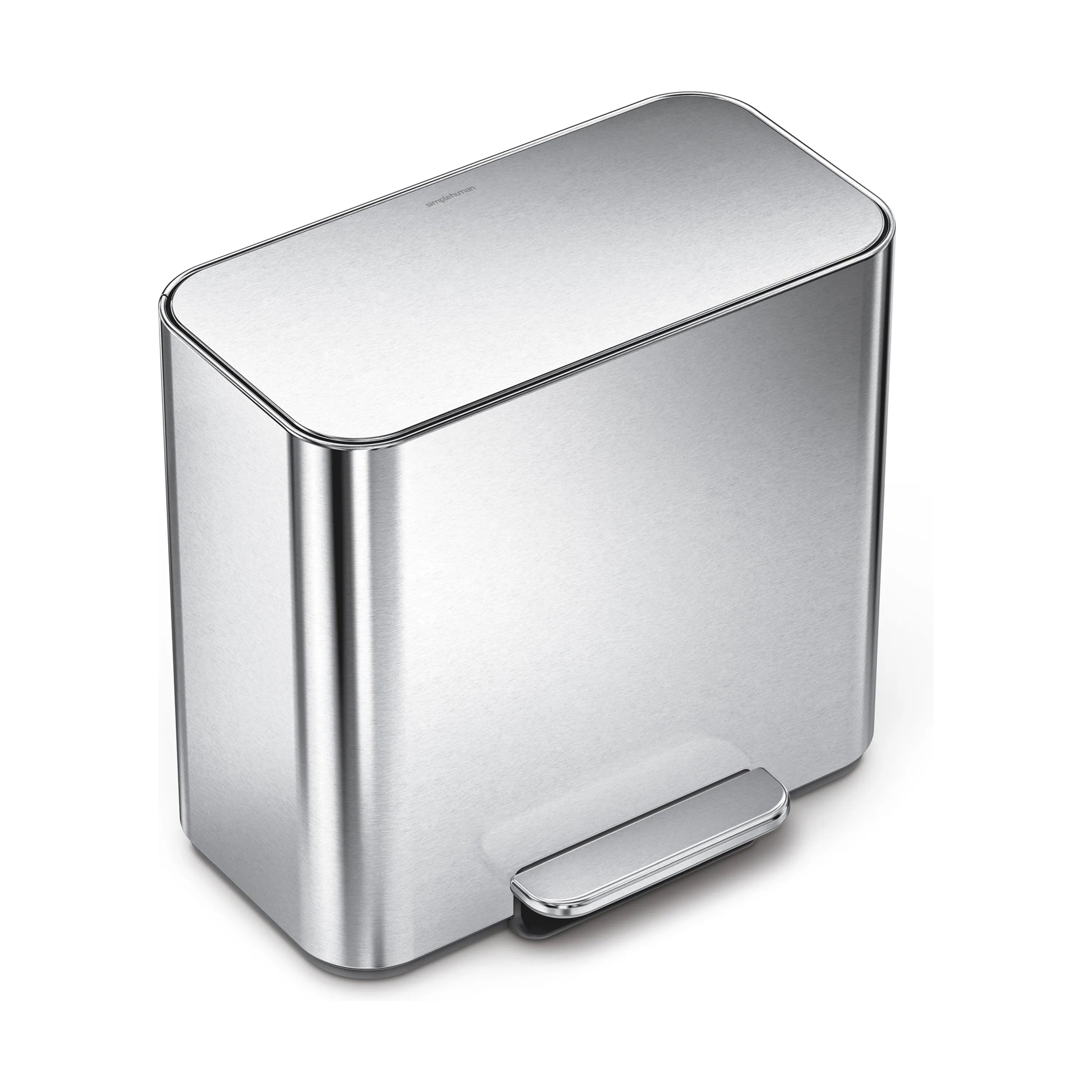 Simplehuman Pedalspande Mini Pedalspand i Børstet stål, 3