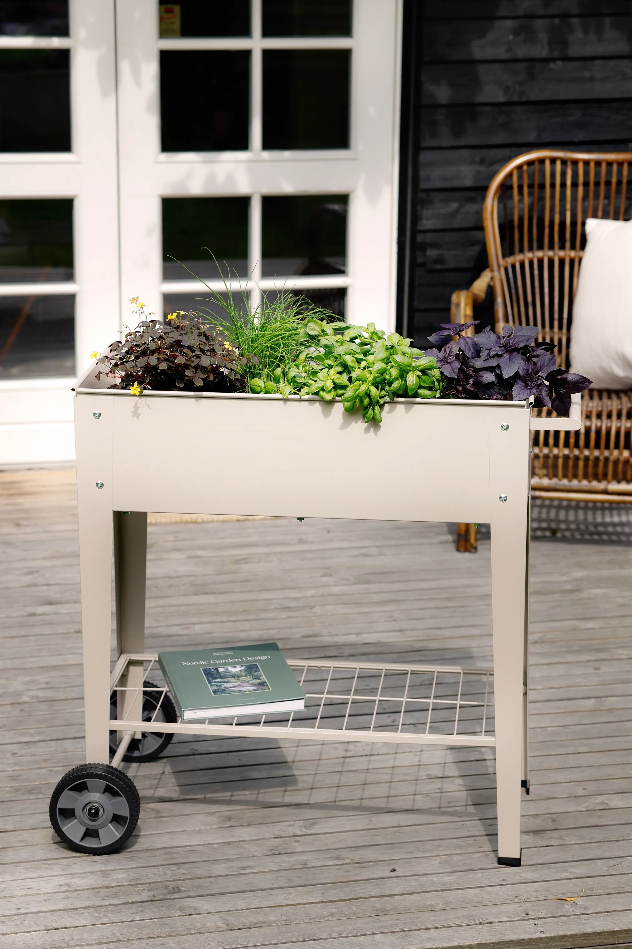 CASA Living Altankasser Plantekasse i Varm grå, 2