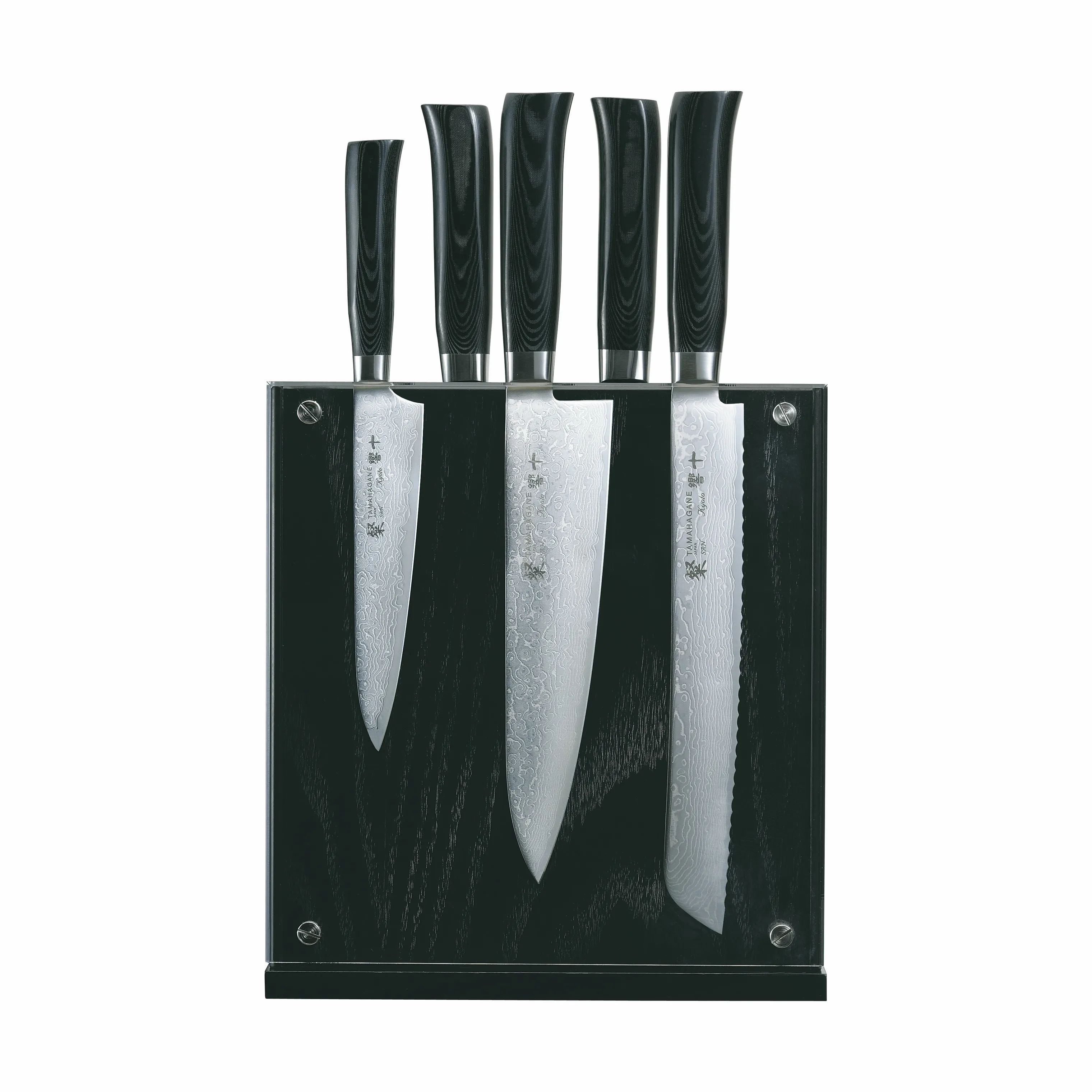 Tamahagane SAN KYOTO Knivblokke Knivblok i sort, 2