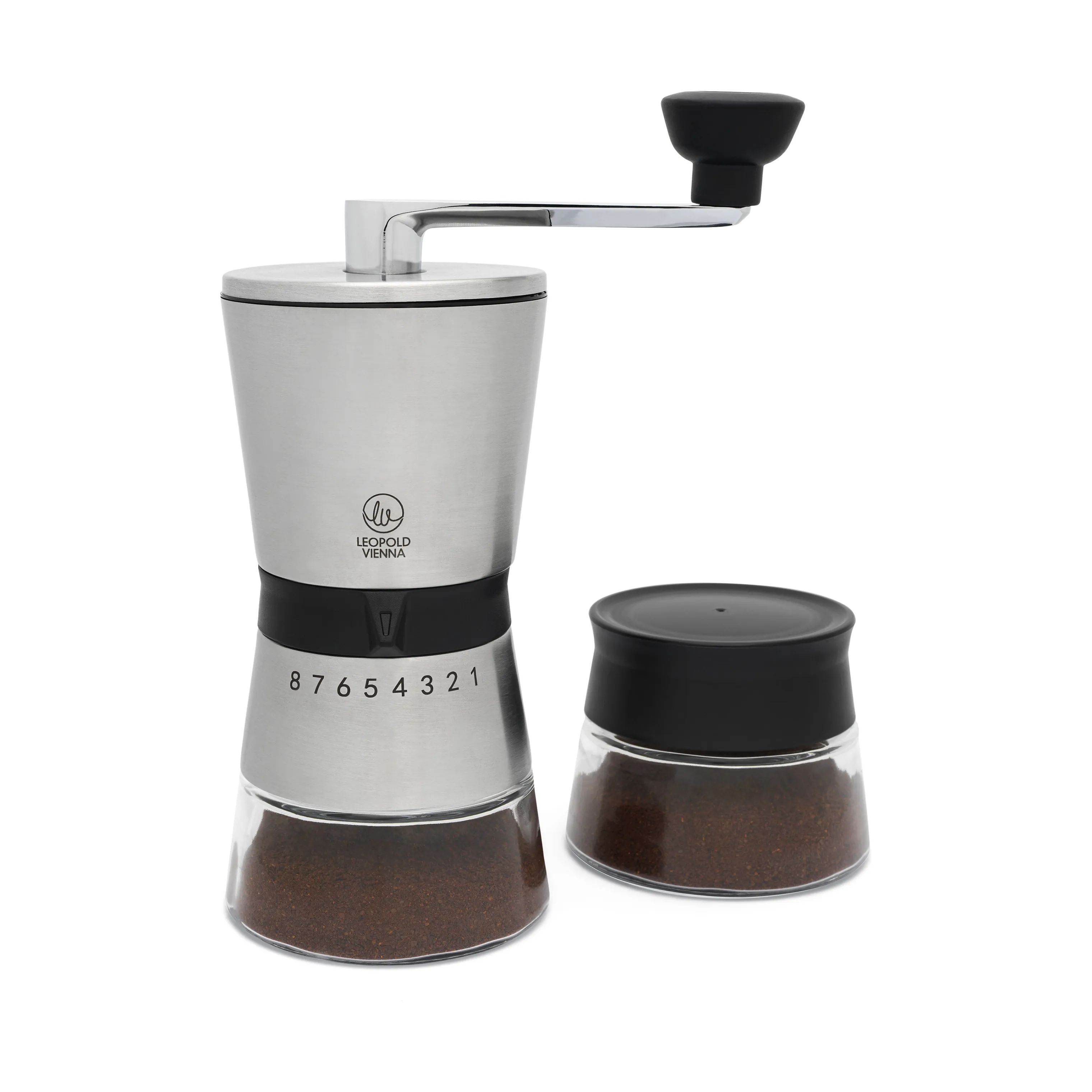 Leopold Vienna Kaffekværne Bologna Kaffemølle i Sølvfarvet, 4