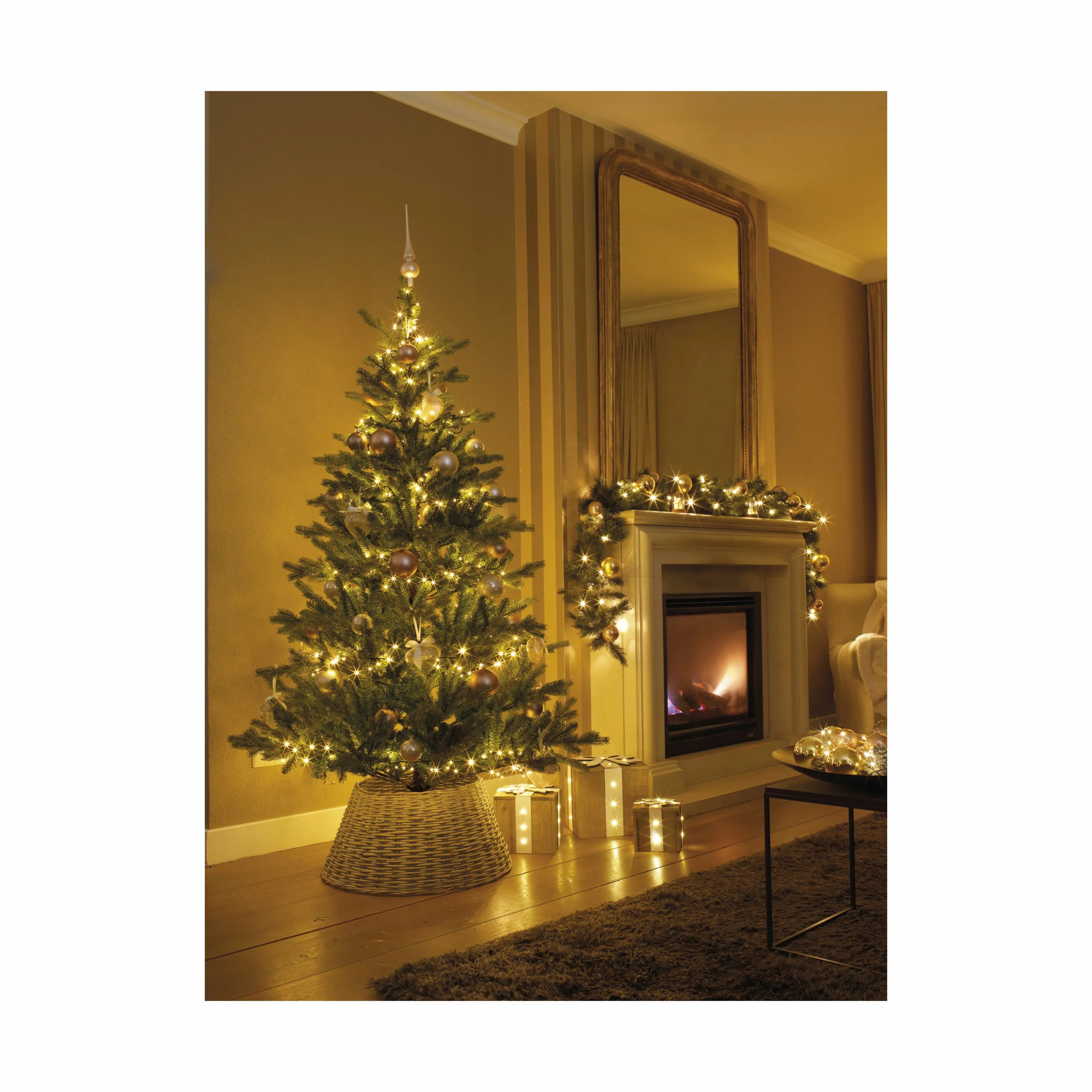 Casa Christmas Øvrigt julepynt Skjuler til juletræsfod i Grå, 2