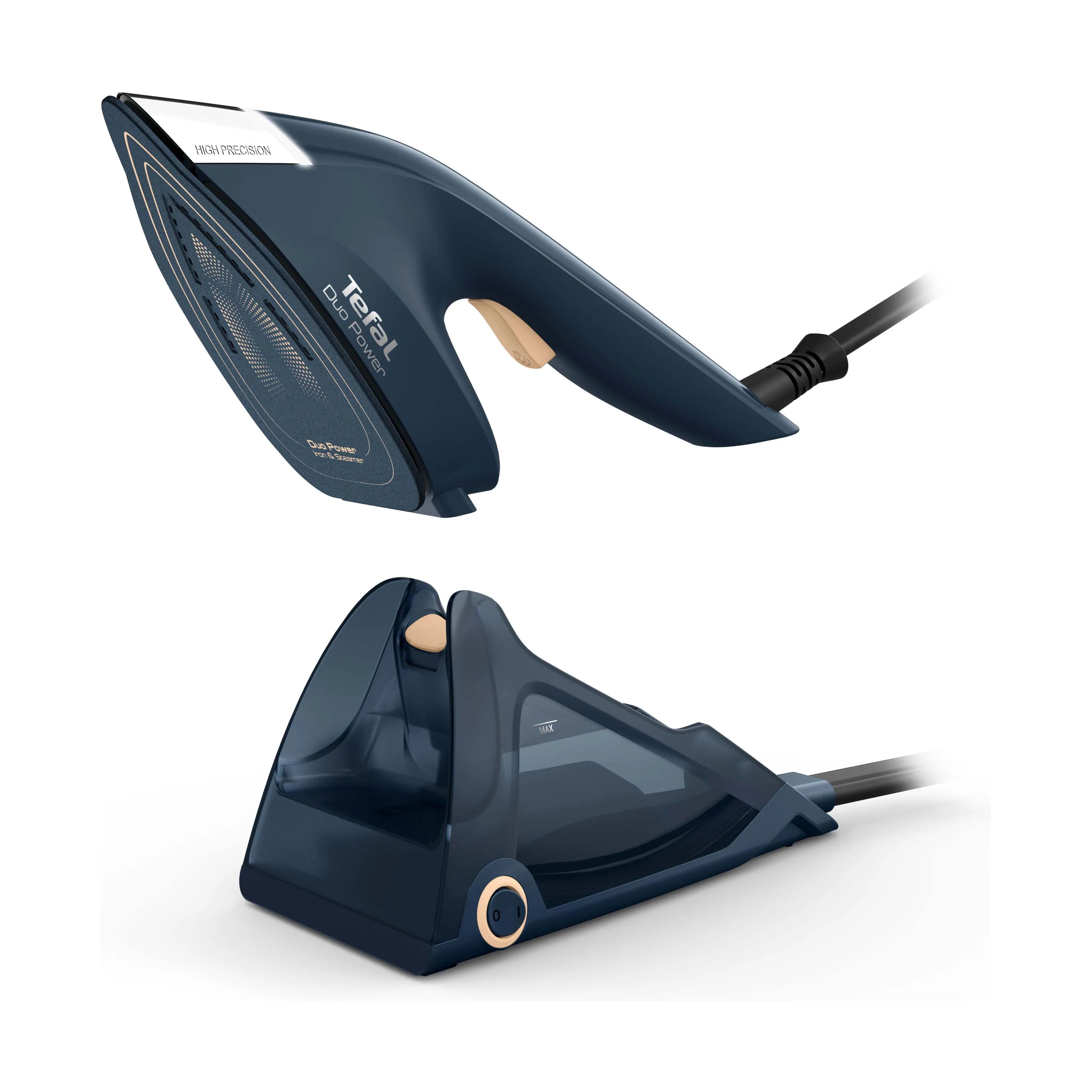Tefal Strygejern Duo Force Dampsæt - 2 dele i Deep Dive Blue, 4