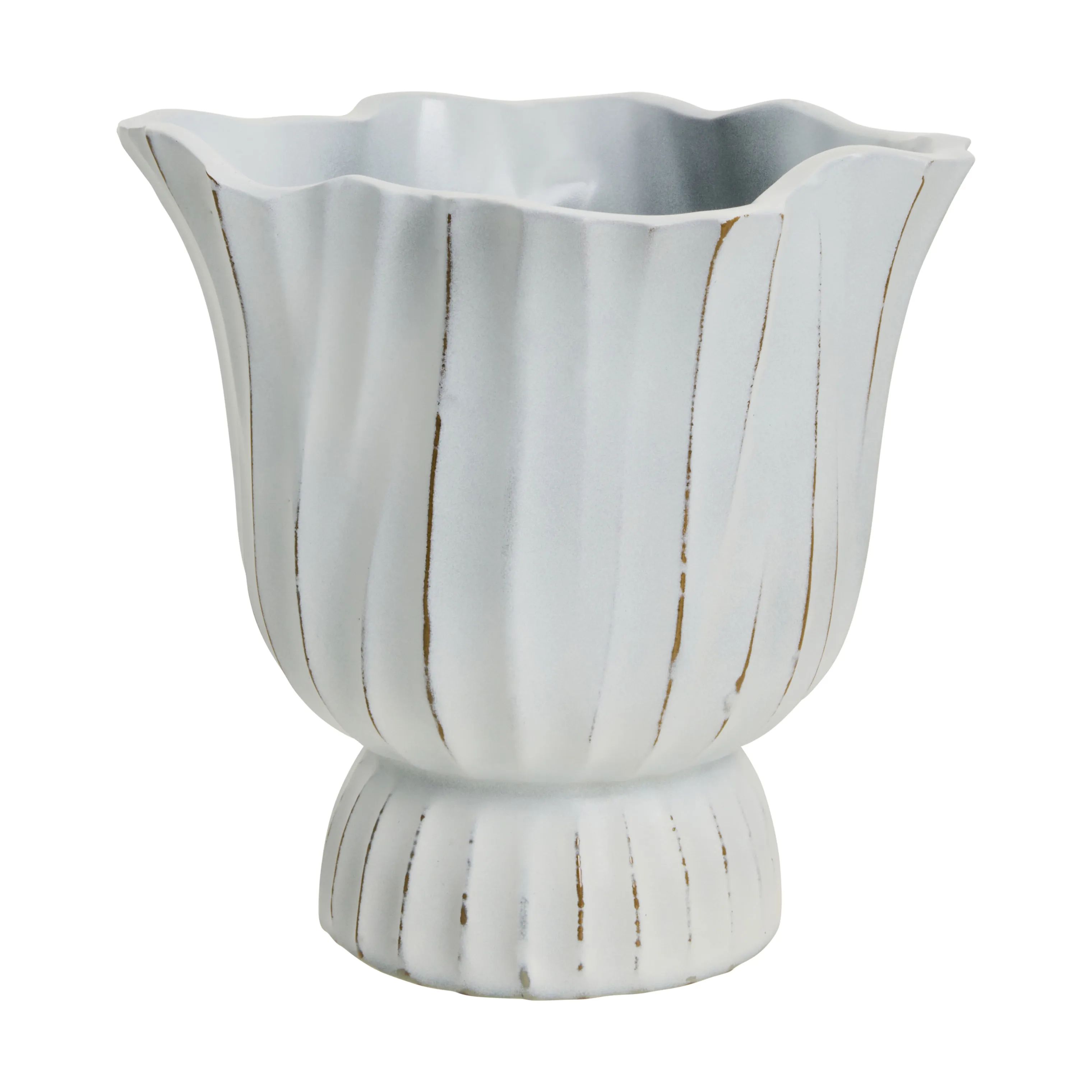 Lene Bjerre Urtepotteskjulere Palazzo Urtepotteskjuler i Hvid, 19 cm, 1