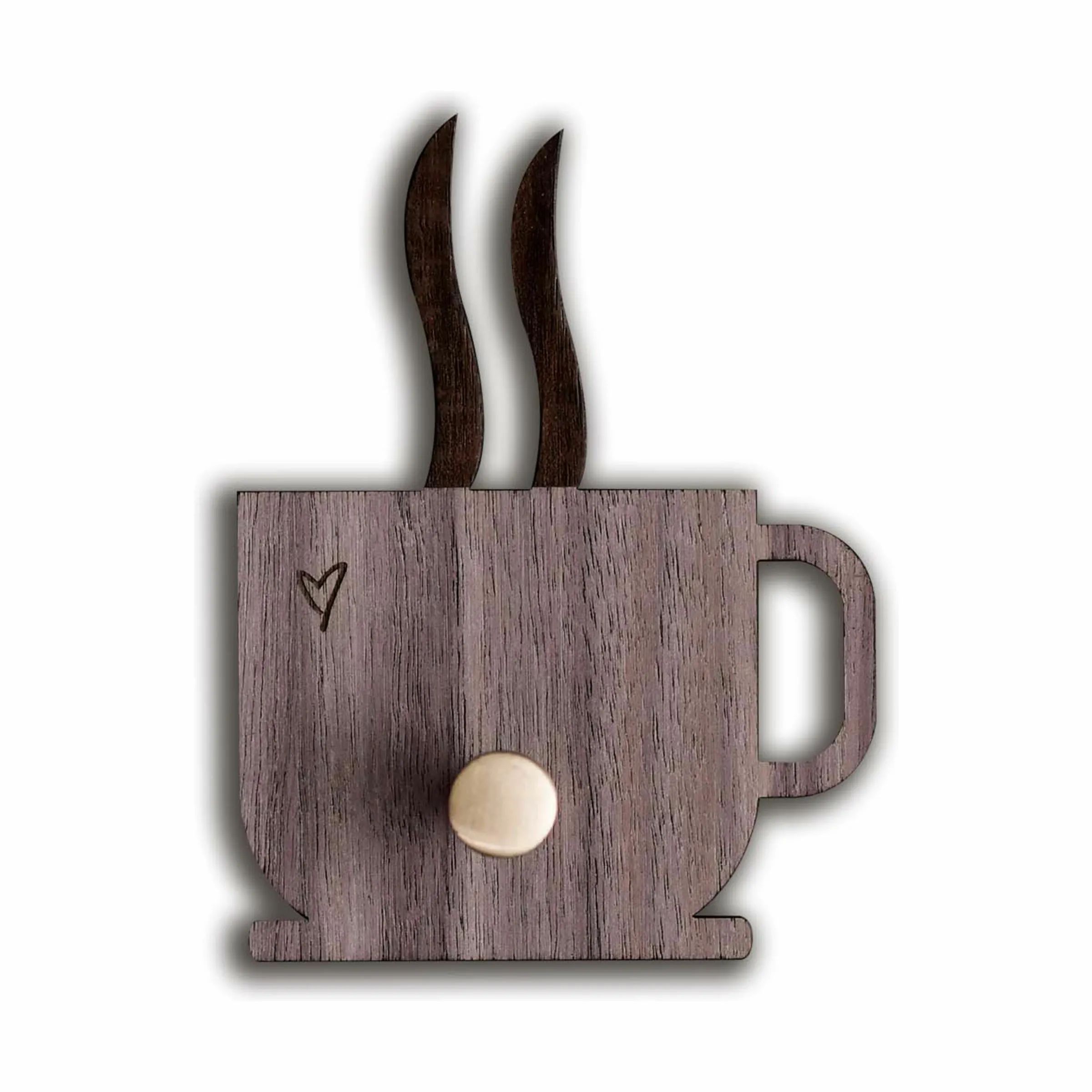 Minifabrikken Knager Knage - Kaffekop i Valnød, 1