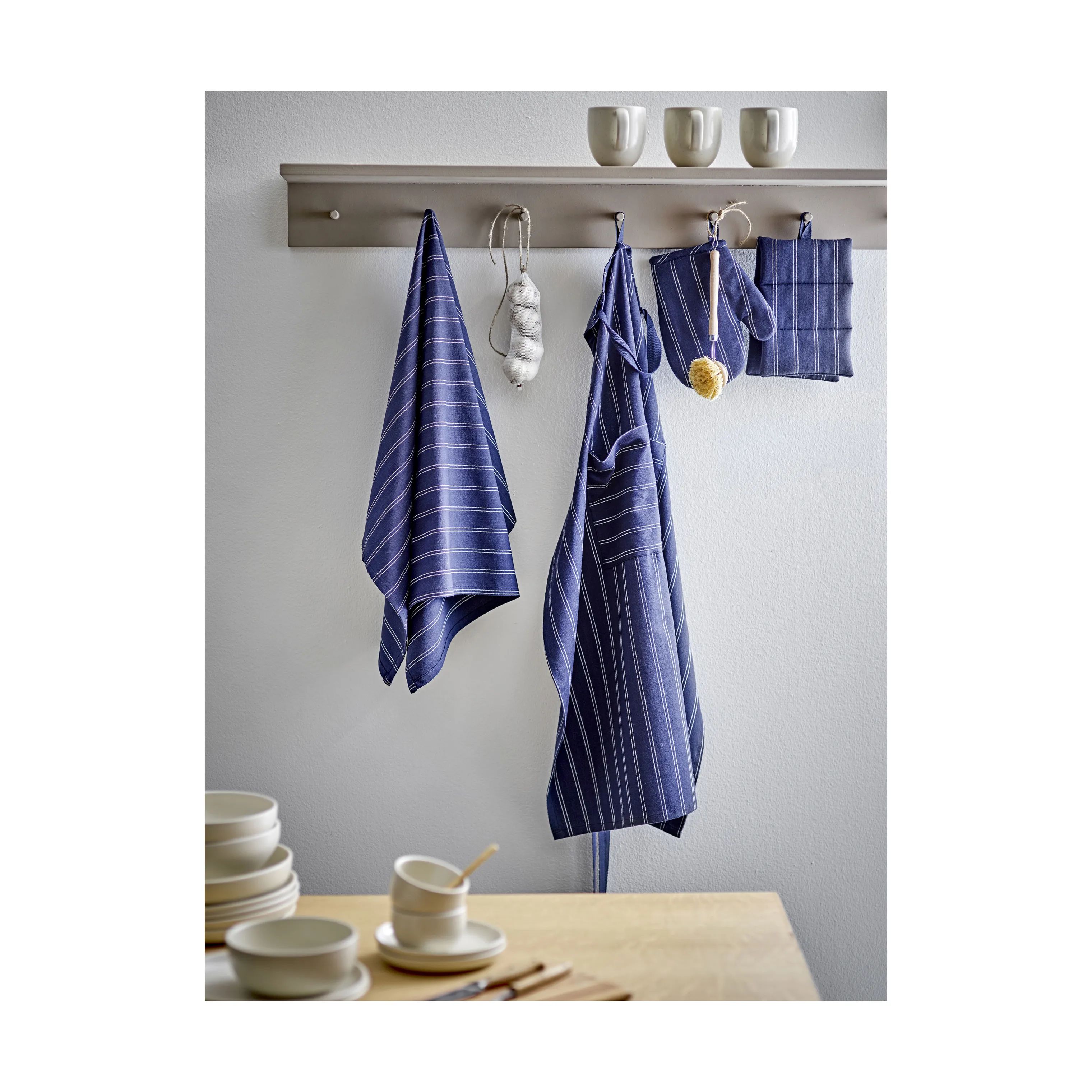 Södahl Forklæder Harmony Forklæde i Navy Blue, 2