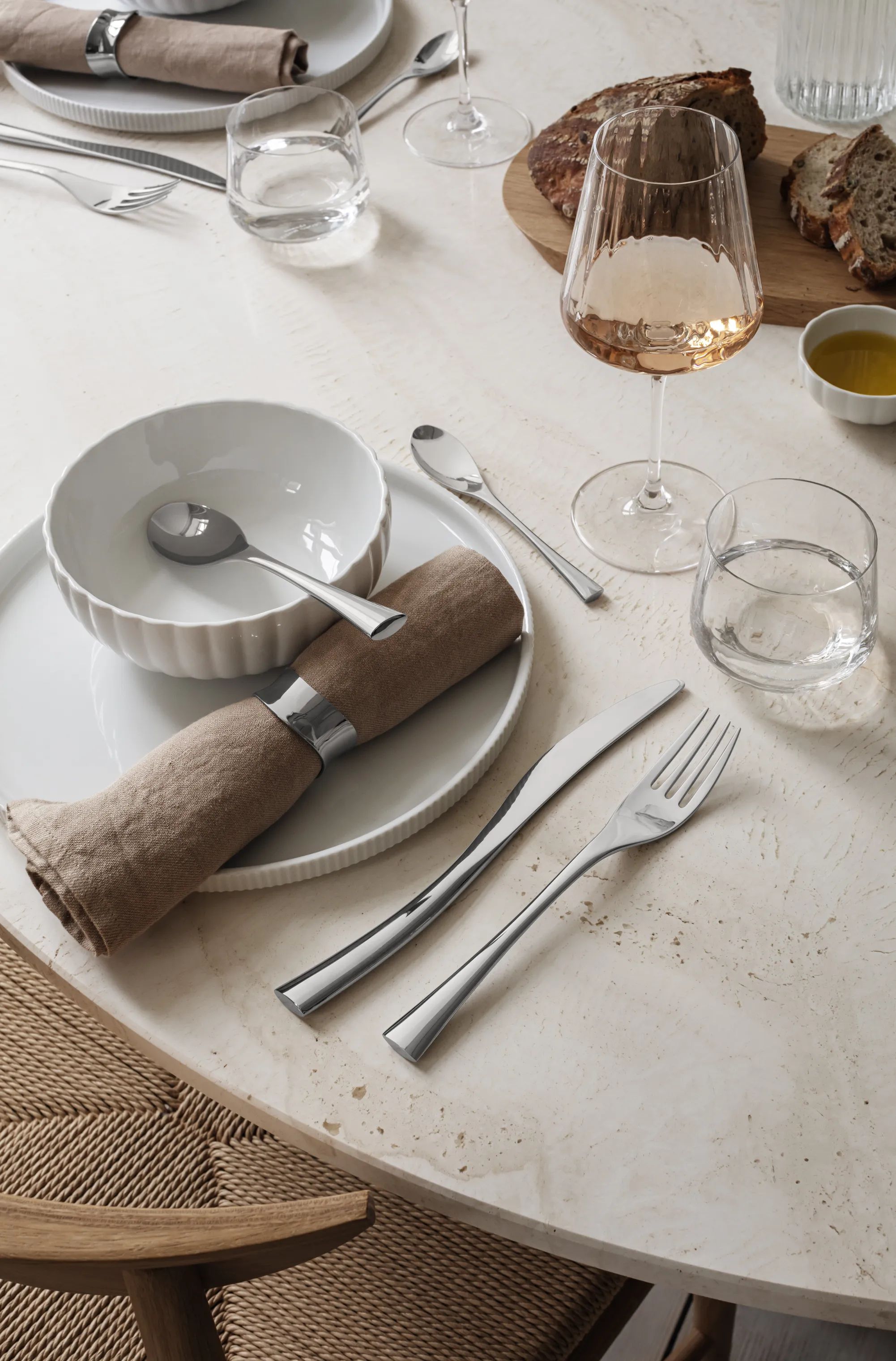 Georg Jensen Servietringe og -holdere Cobra Servietring - 2 stk. i Sølvfarvet, 3