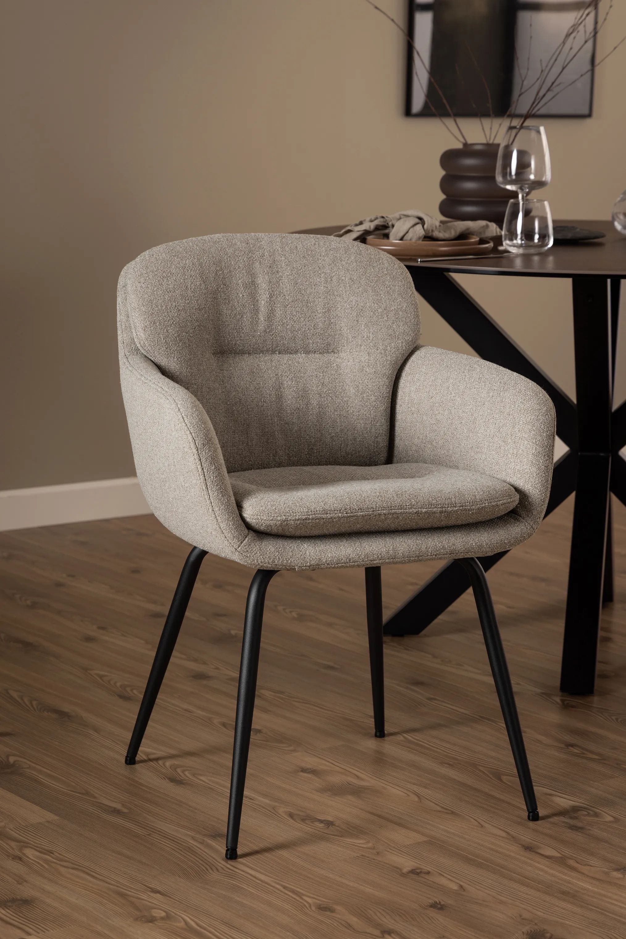 CASA Living Spisebordsstole Dora Spisebordsstol i Beige, 2