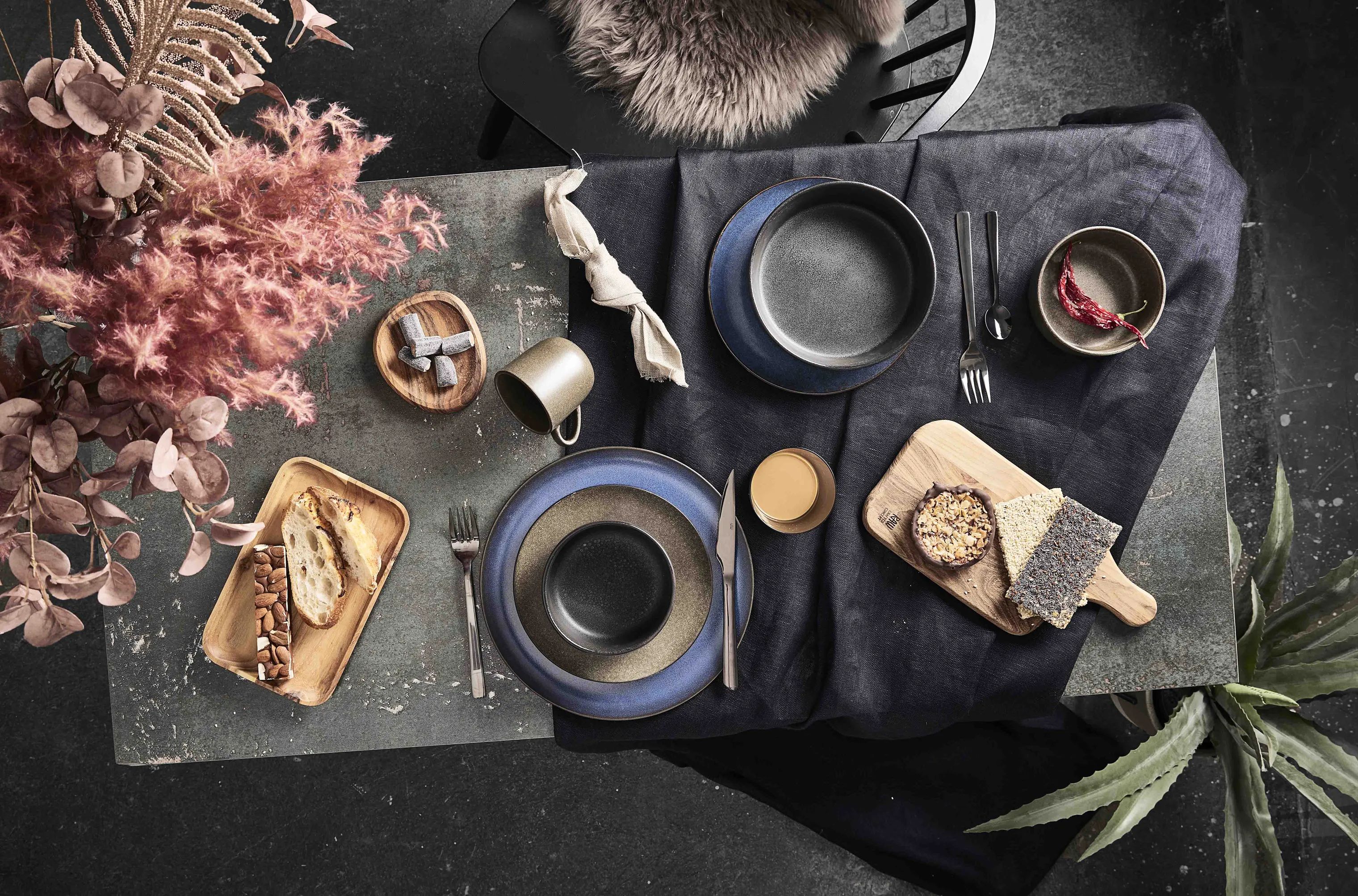 RAW by Aida Kagetallerkener Desserttallerken i Forrest Brown, 4