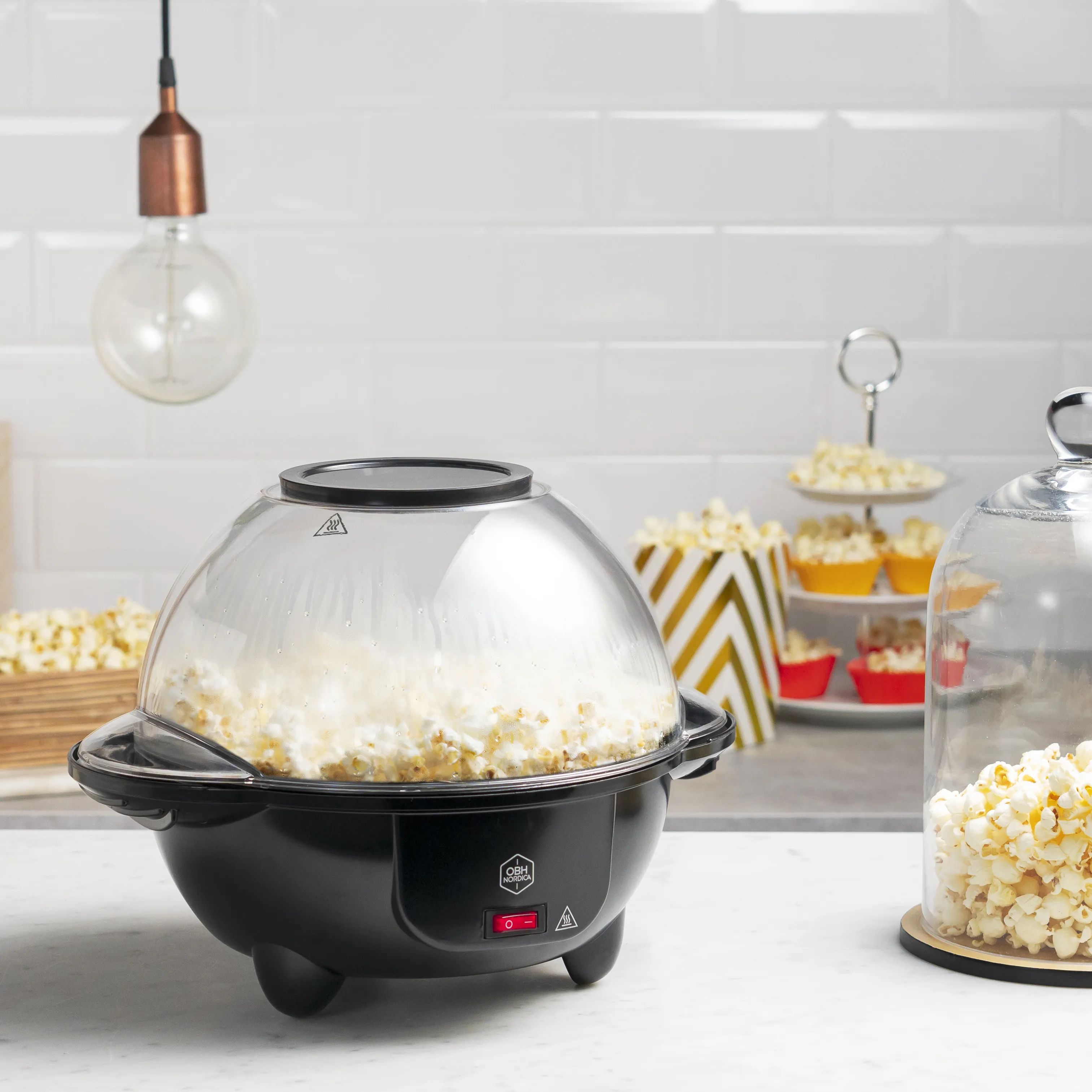 OBH Nordica Popcornmaskiner Popcornmaskine Big Popper i Sort, 3