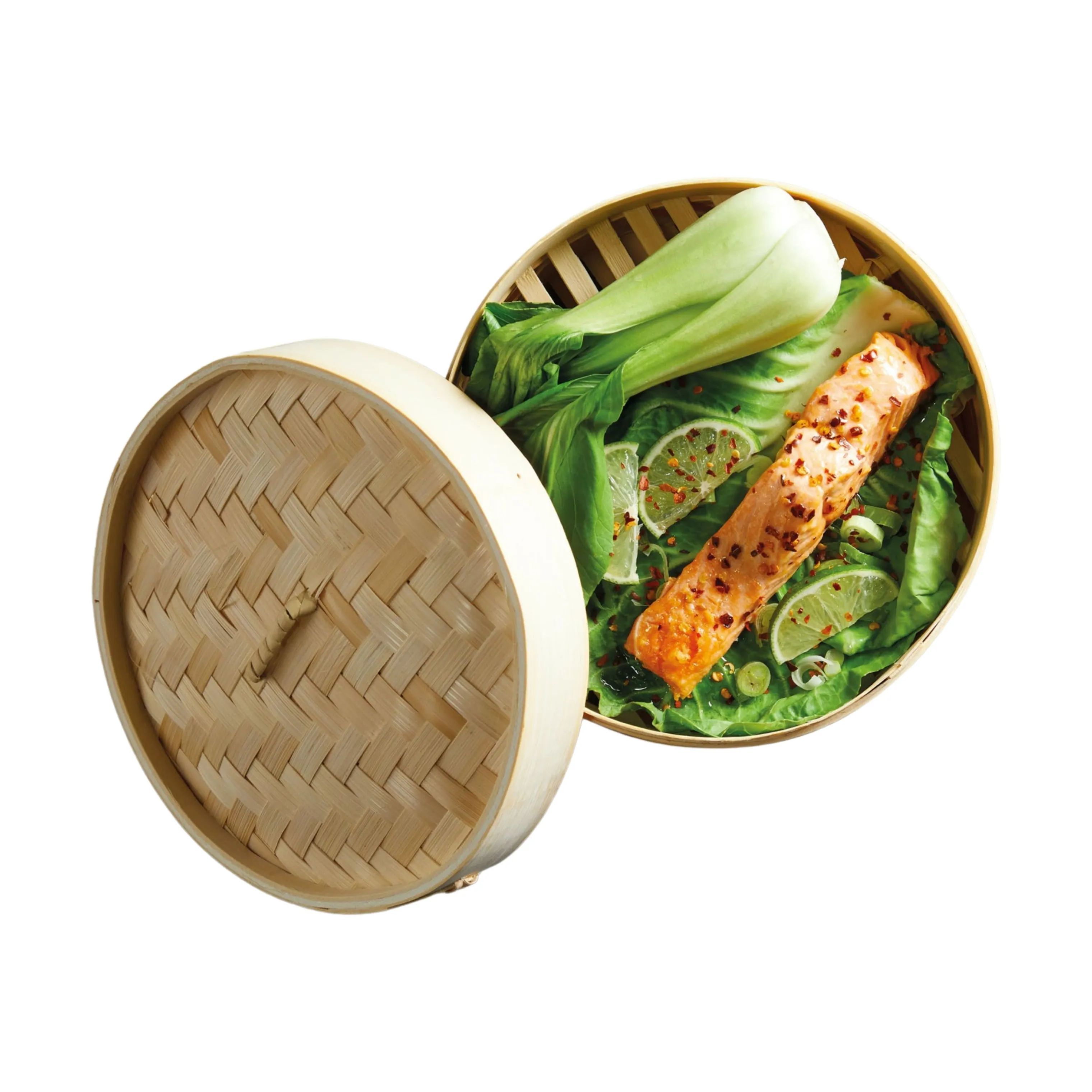 KitchenCraft Øvrigt køkkengrej World of Flavours Bambus Damper i 20 cm, 4