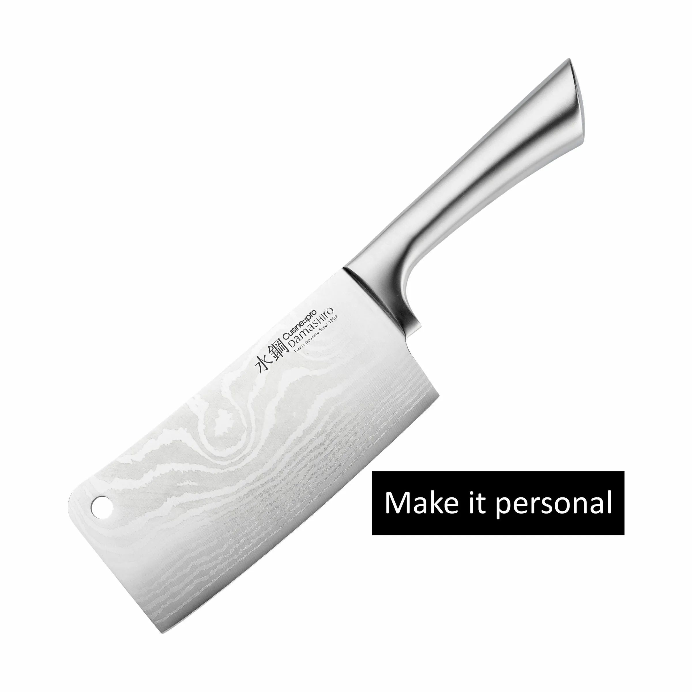 THE CUSTOM CHEF™ Kokkeknive Cuisine::pro®
Damashiro® Cuisine::pro Damashiro® Kødøkse i Sølvfarvet, 1