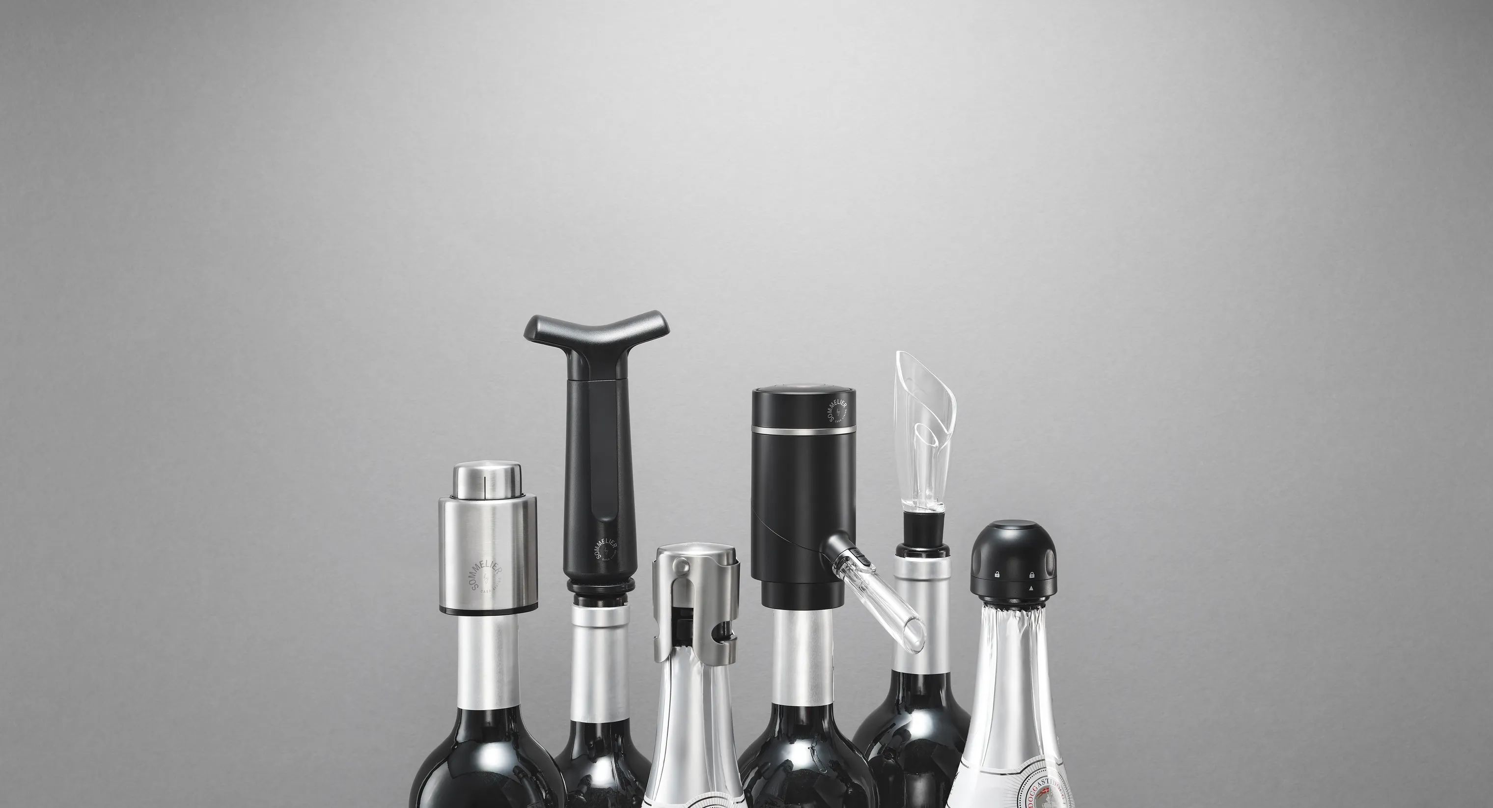 Sommelier by CASA Living Viniltere Sommelier Vinilter i sort, 2
