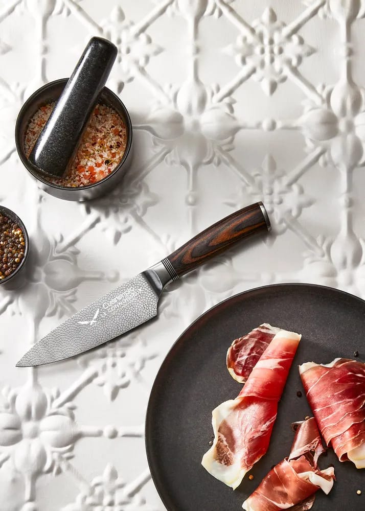 THE CUSTOM CHEF™ Kokkeknive Cuisine::pro Le Connoisseur Kokkekniv i Brun, 15 cm, 2