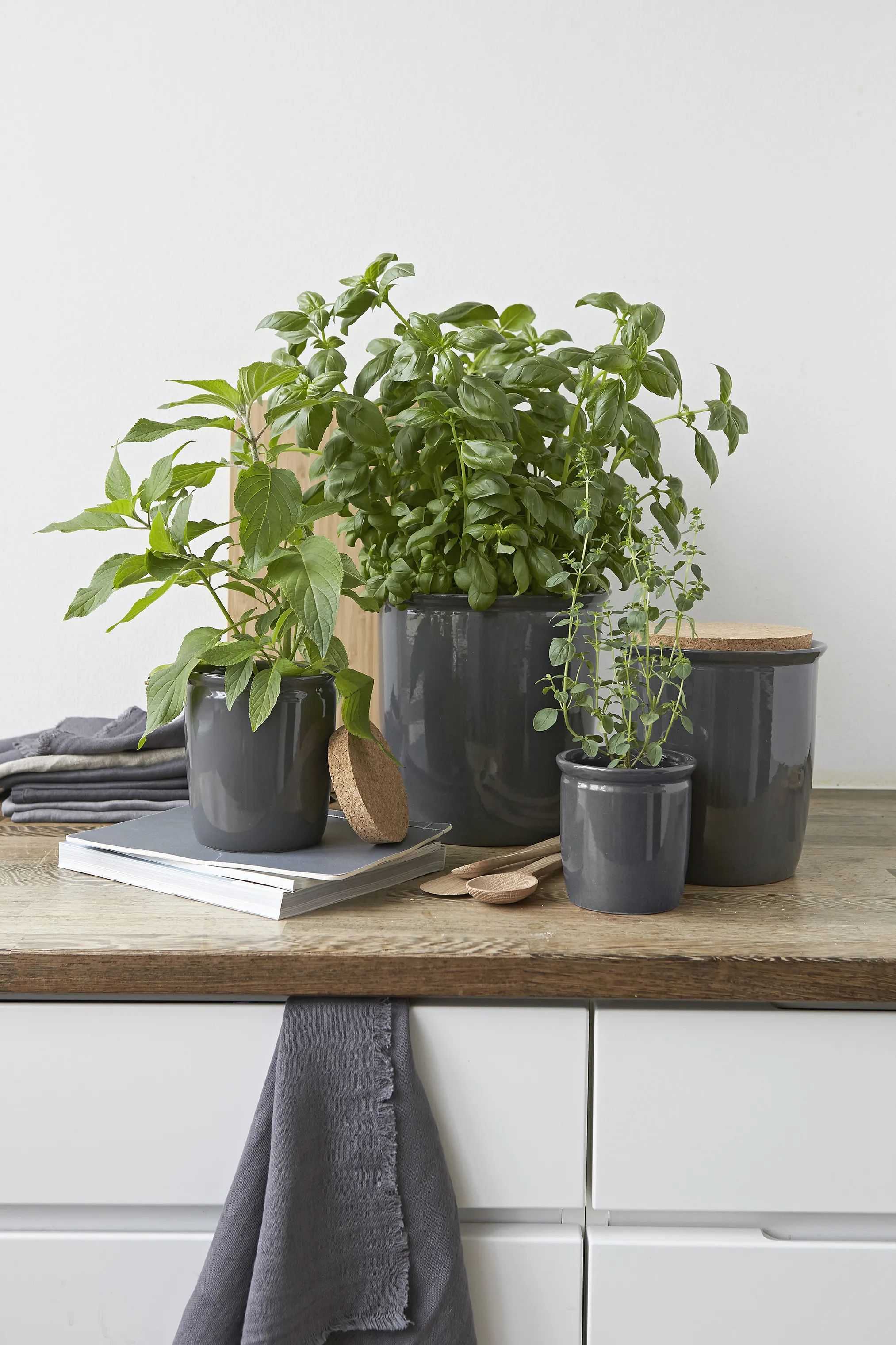 Knabstrup Keramik Låg og covers Korklåg i Natur, 15 cm, 2