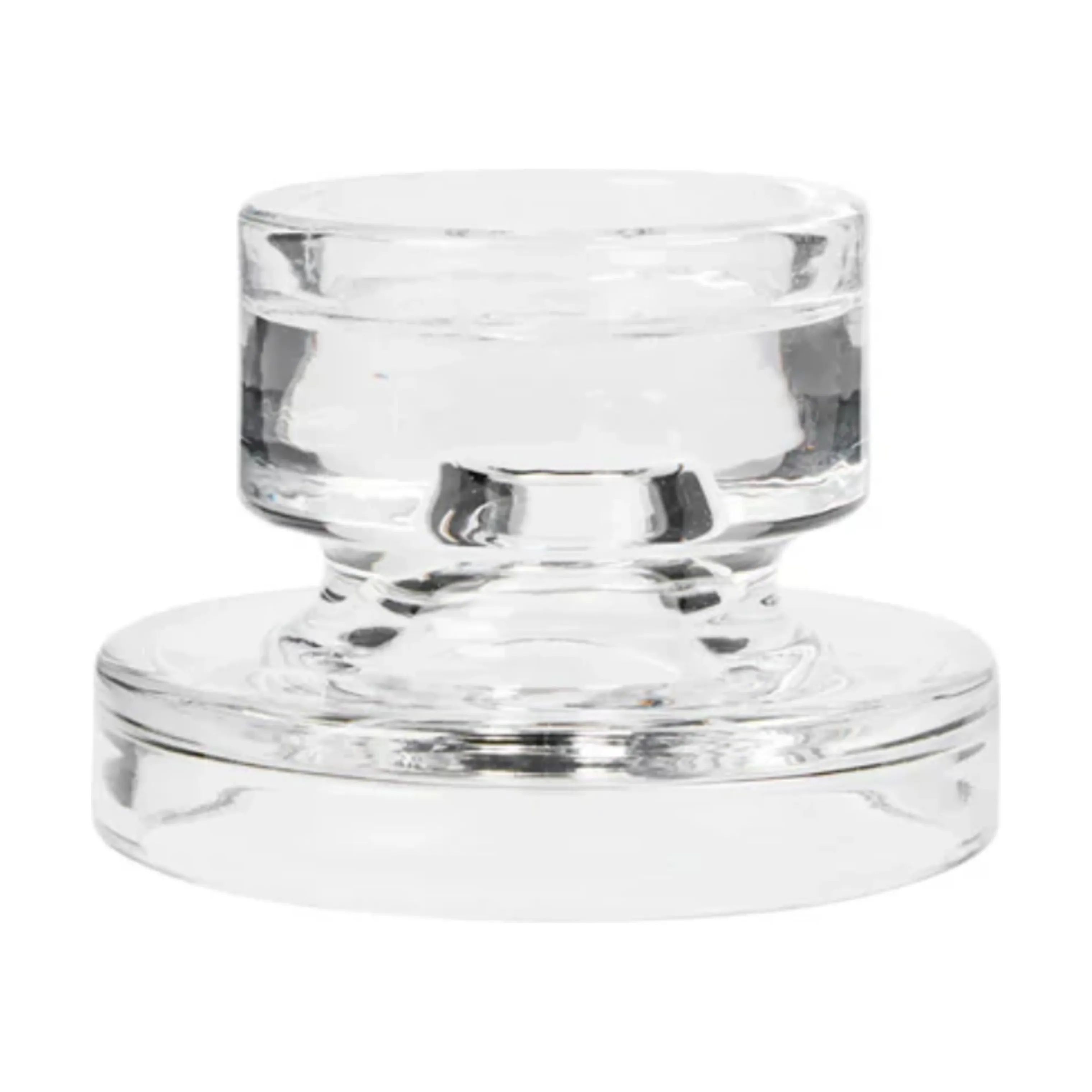 Broste Copenhagen Bloklysestage Petra Lysestage i Klar, 11 cm, 4