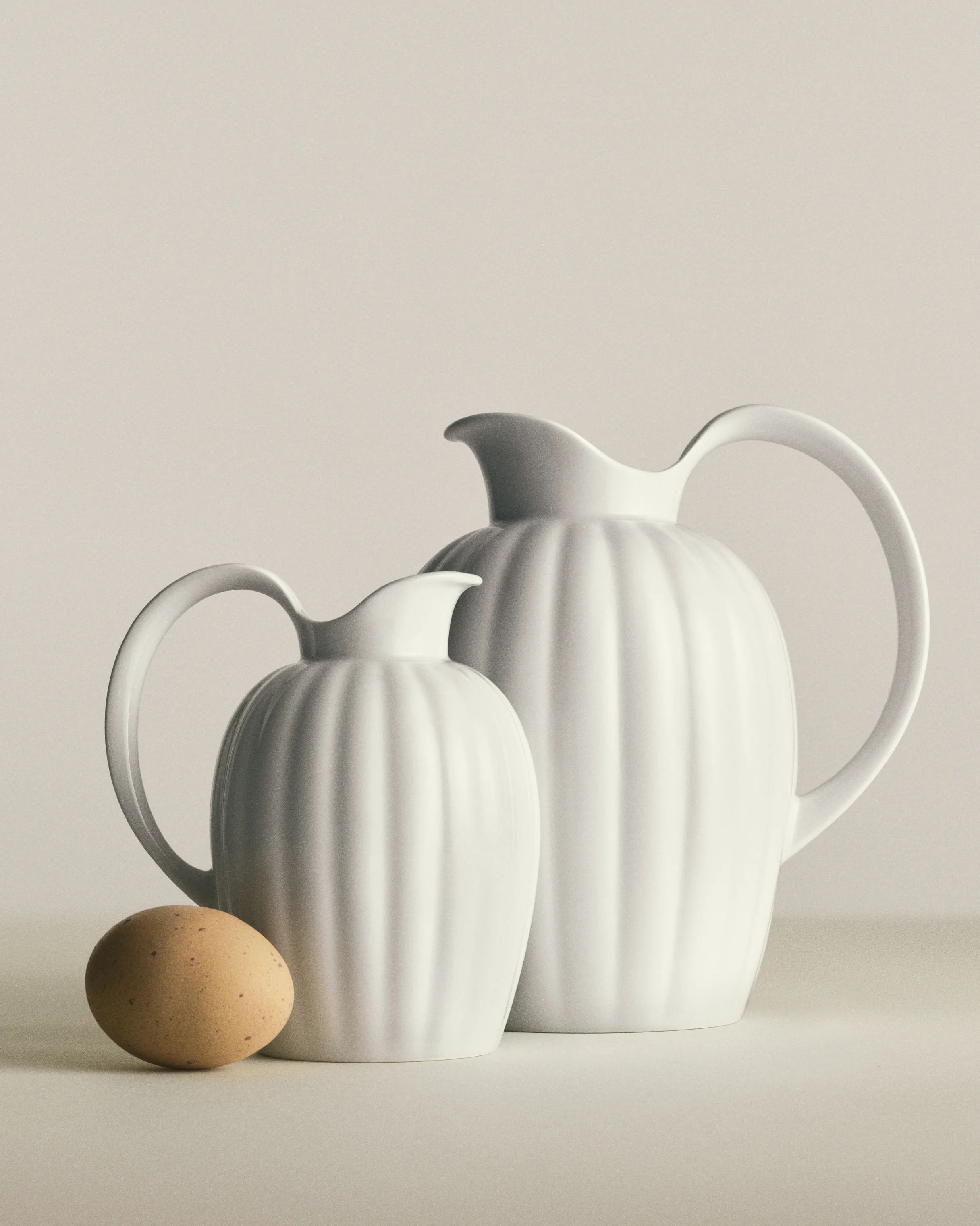 Georg Jensen Serveringskander Bernadotte Kande i Hvid, 2