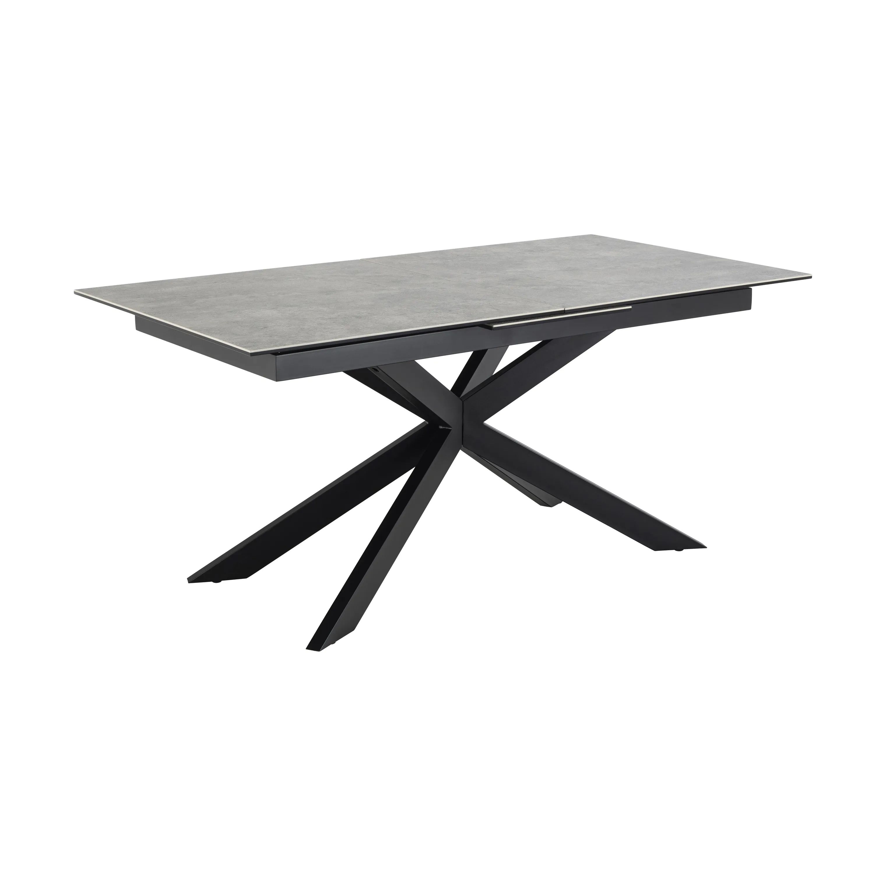 CASA Living Spiseborde Irwine Spisebord i Grå, H76 x B210 x L90 cm, 4