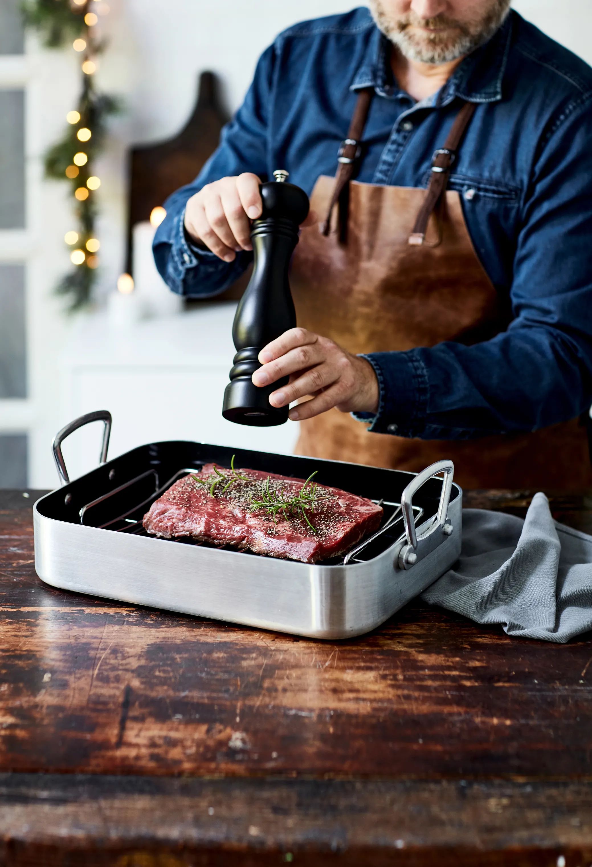 Cook & Baker Tilbehør til bradepander Rist i Stål, 2