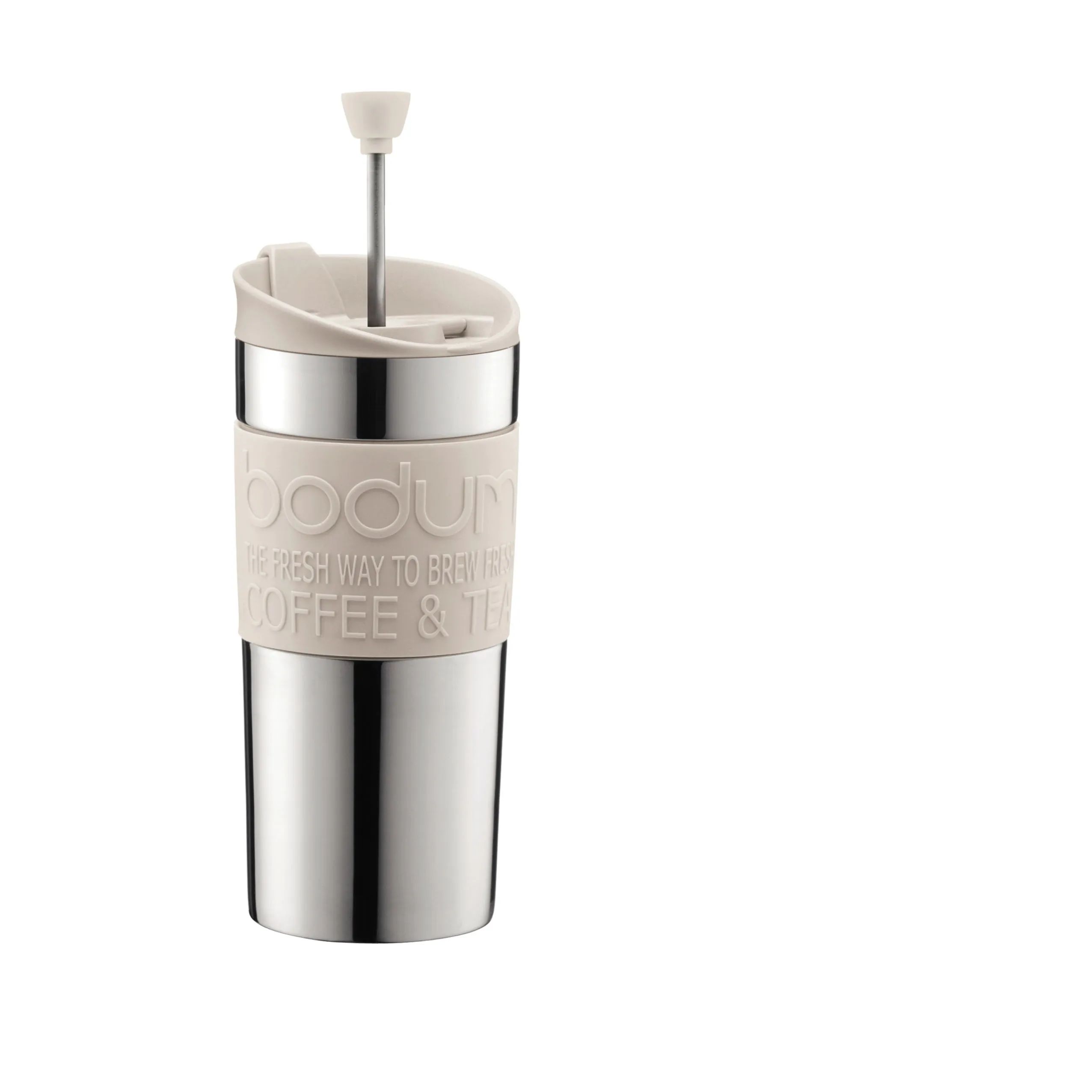 Bodum To go kopper Travel Mug Rejsekrus m. Stempel i Hvid, 35 cl, 1