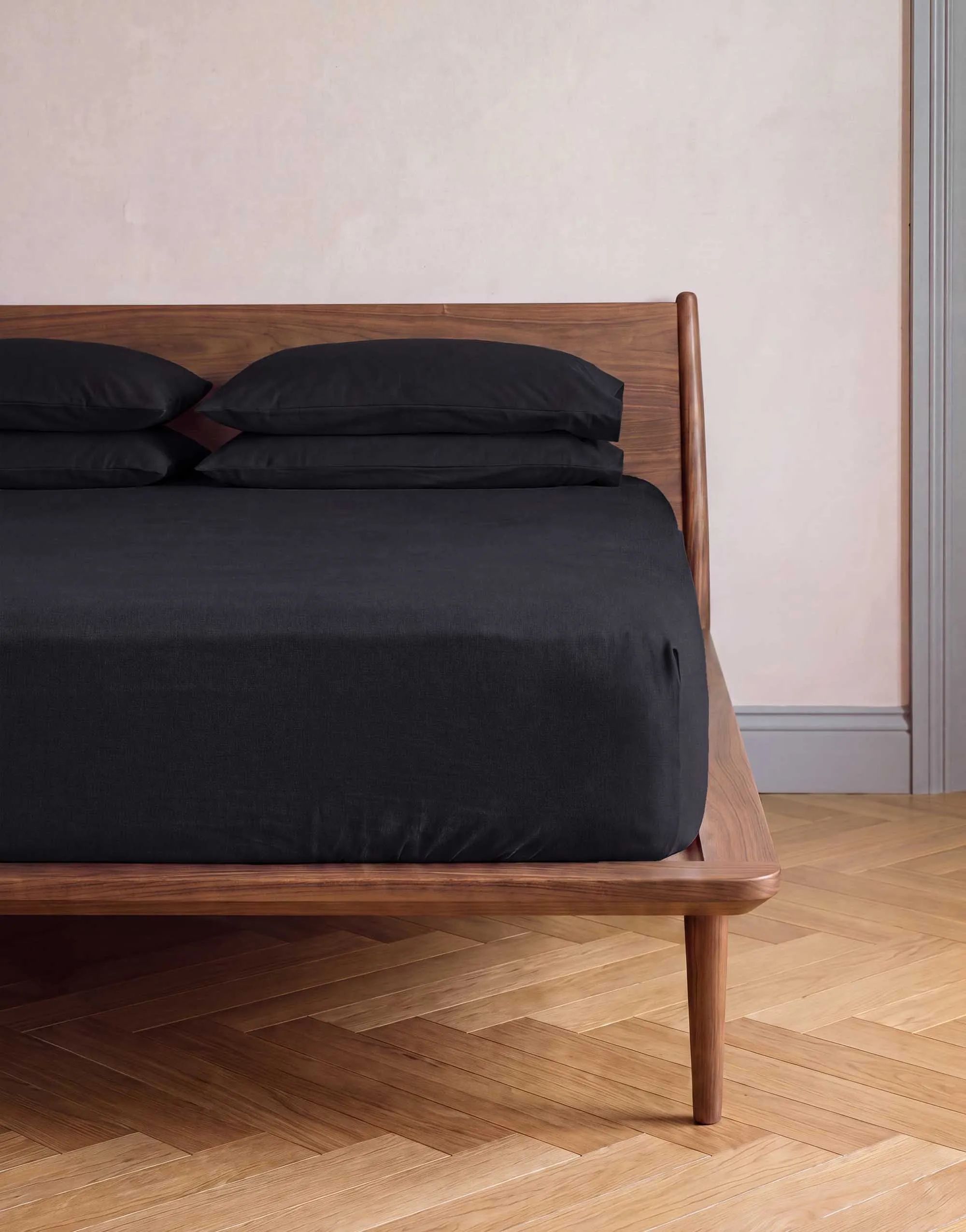 Essenza Lagner Fine Organic Jersey Boxlagen i Nightblue, B160 x L220 cm, 2