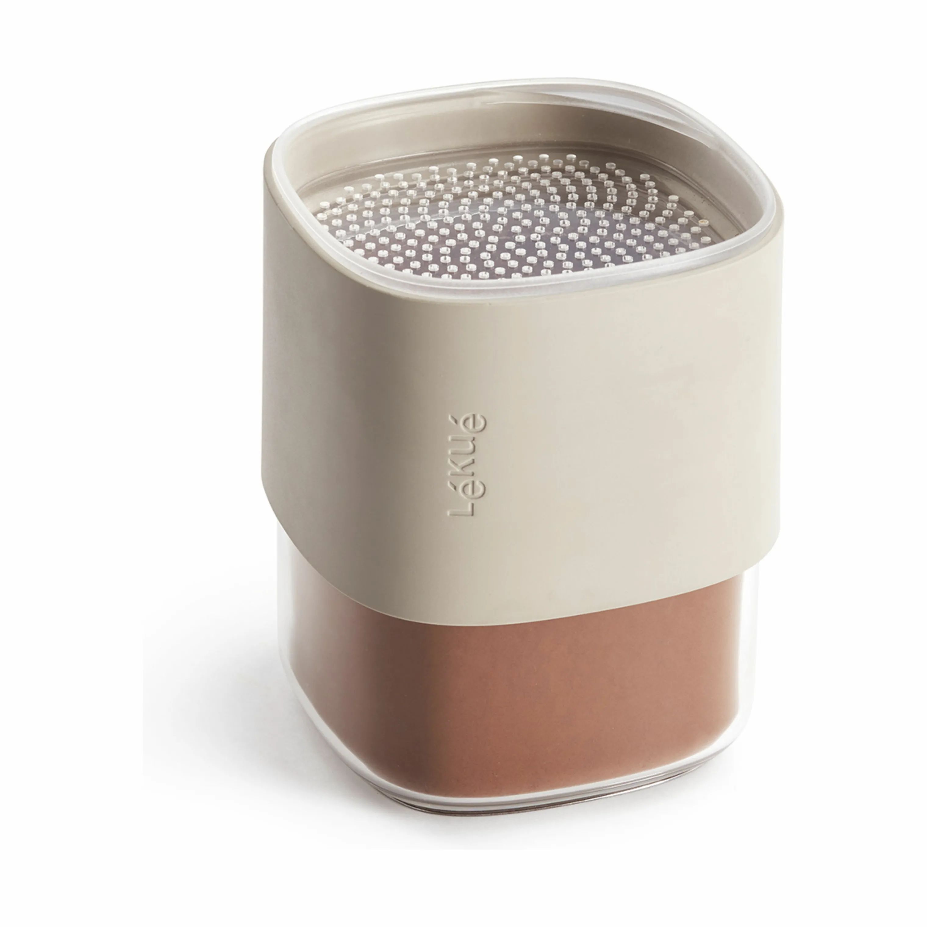 Lékué Låg og covers Lekue Opbevaringsbokse Flip Opbevaringsboks Tilbehør i Klar/beige, 7